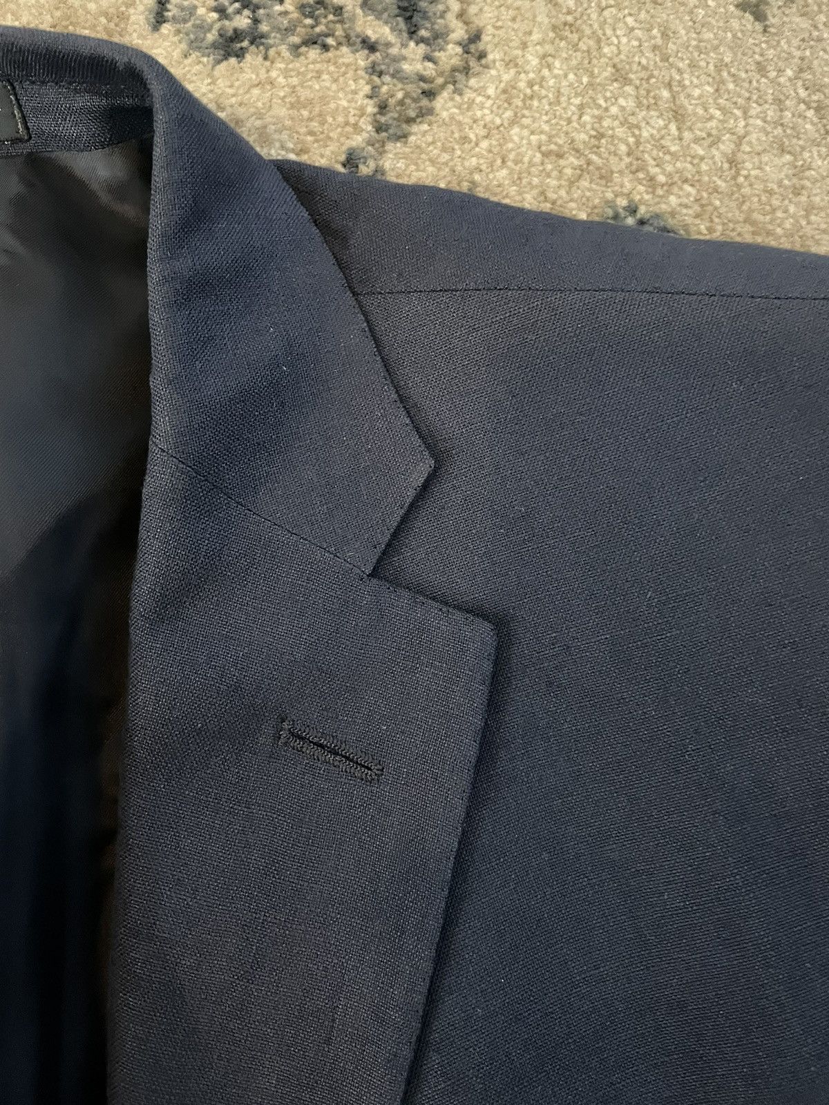 Polo Ralph Lauren × Vintage 3-Button Linen / Flax Polo 2 Blazer Size 46R - 2 Thumbnail