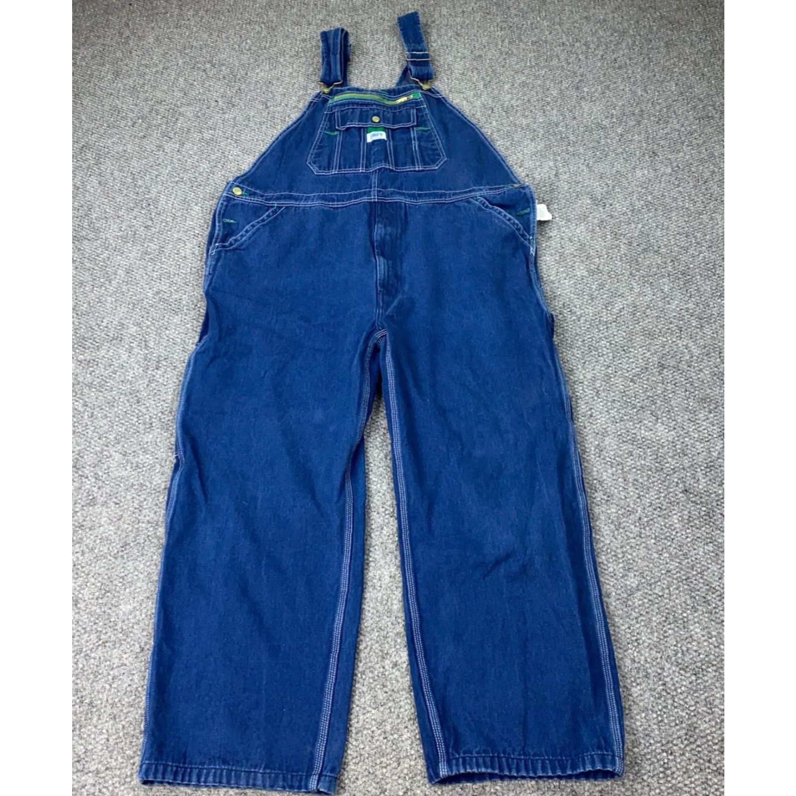 Vintage VINTAGE Liberty Denim Overalls Jeans 42x30 Men Blue 5-Pocket USA 90s Mens Regular Cotton denim workwear Size US 42 / EU 58 - 2 Thumbnail