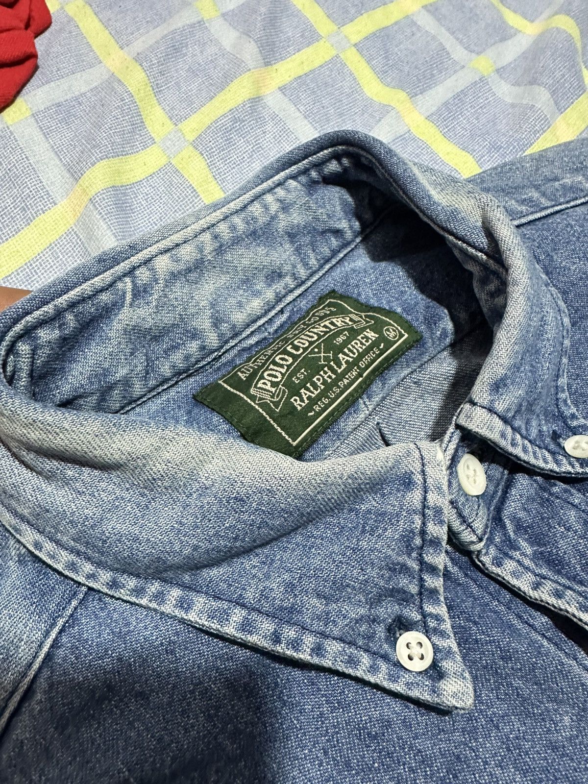 Polo Ralph Lauren Vtg Polo Country denim shirt Size US M / EU 48-50 / 2 - 4 Thumbnail