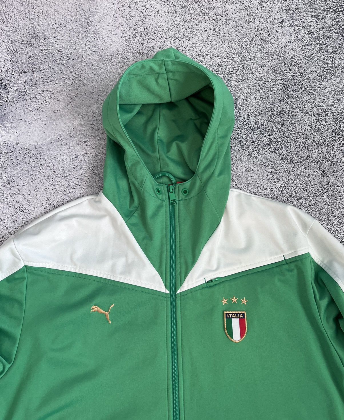 Puma Puma Italy Mens Track Jacket Hoodie Full Zip Vintage Size XL Size US XL / EU 56 / 4 - 6 Thumbnail