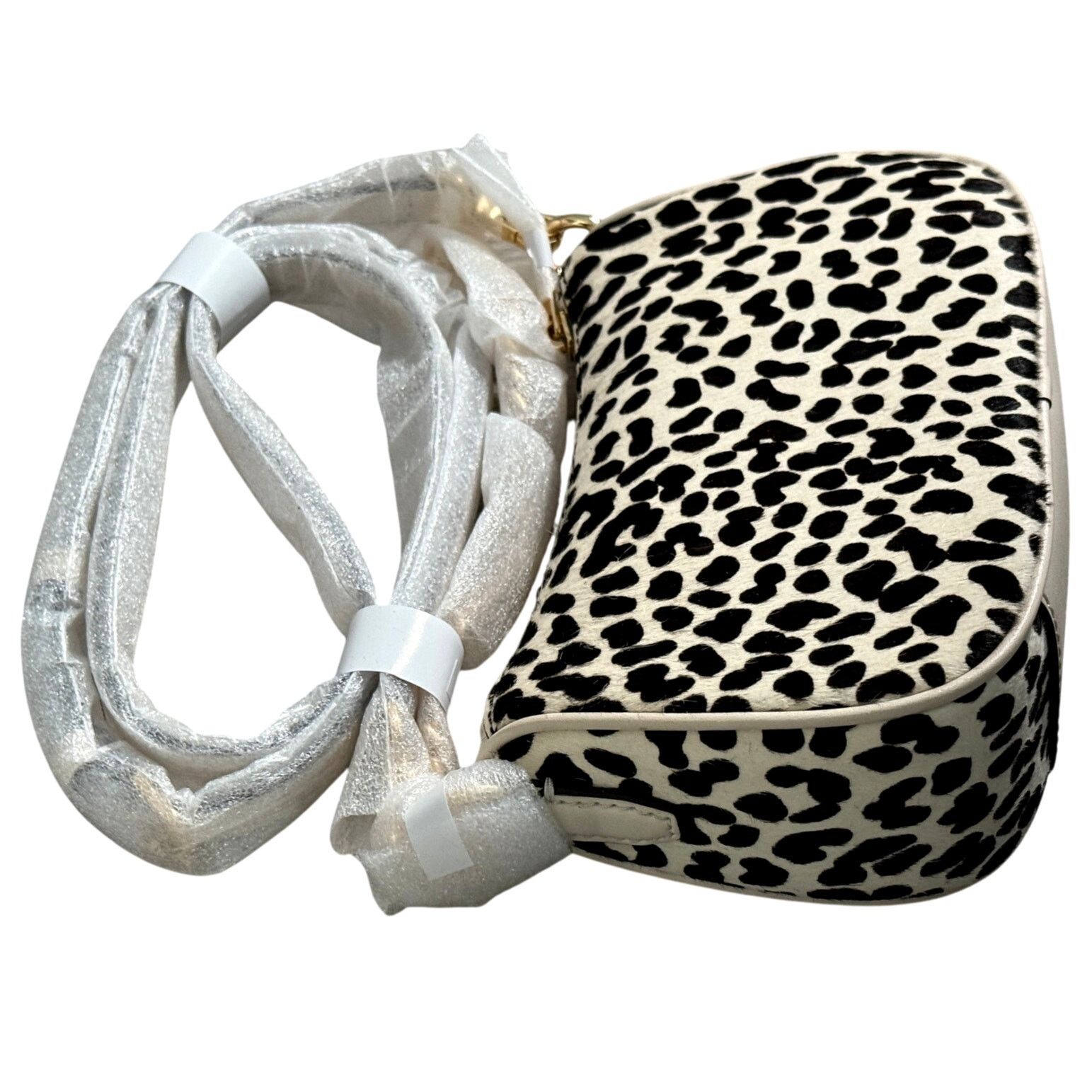 Michael Kors Michael Kors Carmela Sm Pouchette Crossbody Leather Cream Size ONE SIZE - 7 Thumbnail