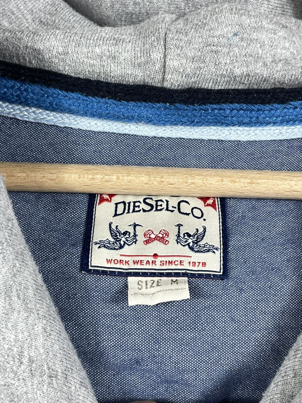 Diesel Diesel Retro Y2k Avant Garde Cyber Face Hoodie Baggy Loose Size US M / EU 48-50 / 2 - 6 Thumbnail