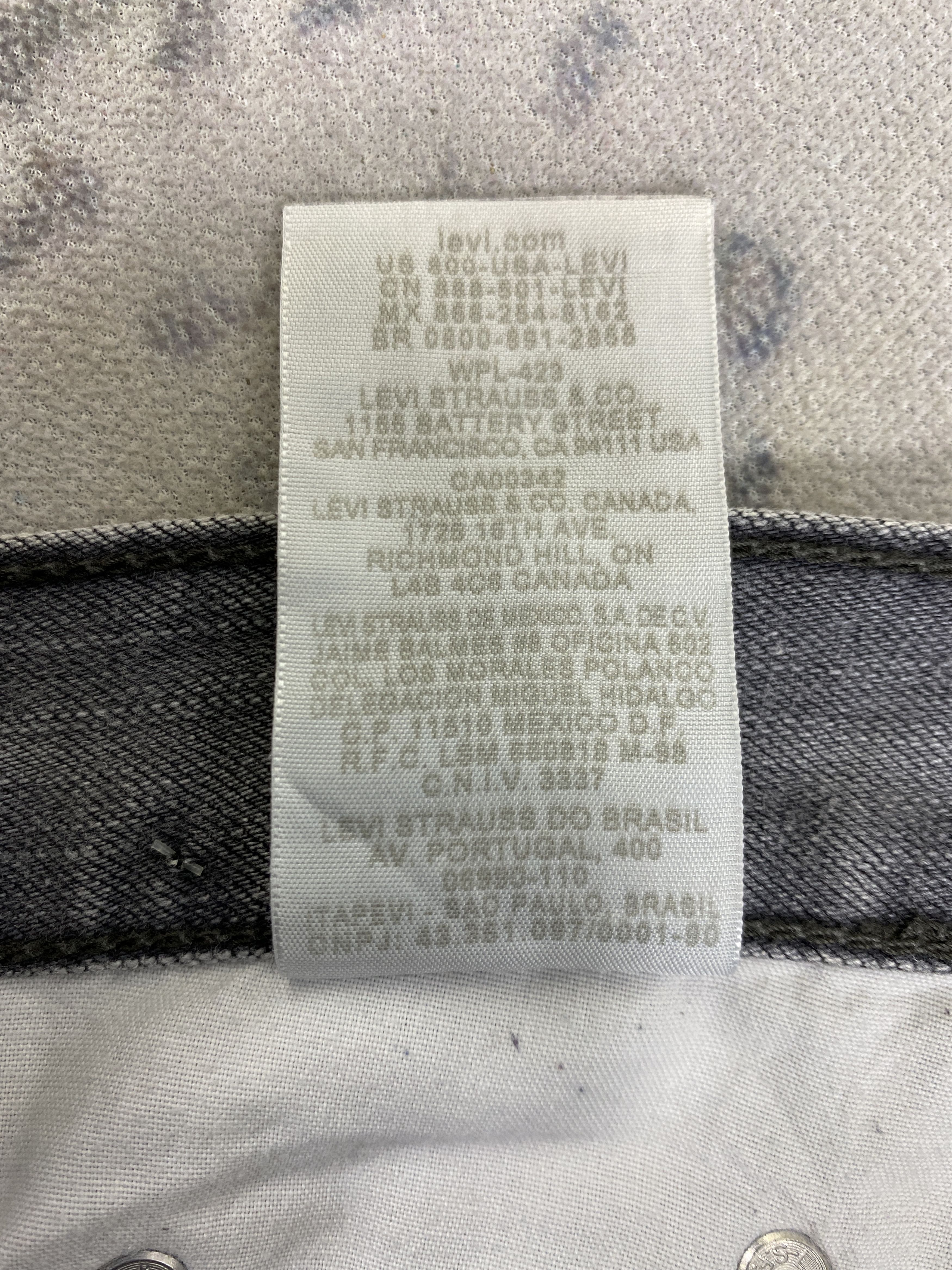 Levi's Distressed Grey Vintage Levi's 514 29x28.5 Denim -JN1932 Size US 29 - 12 Thumbnail