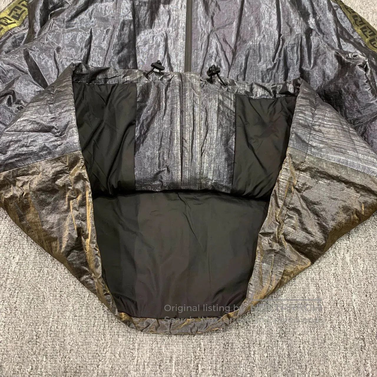 Fendi fendi metallic nylon logo jacket size 5. Size US L / EU 52-54 / 3 - 9 Thumbnail