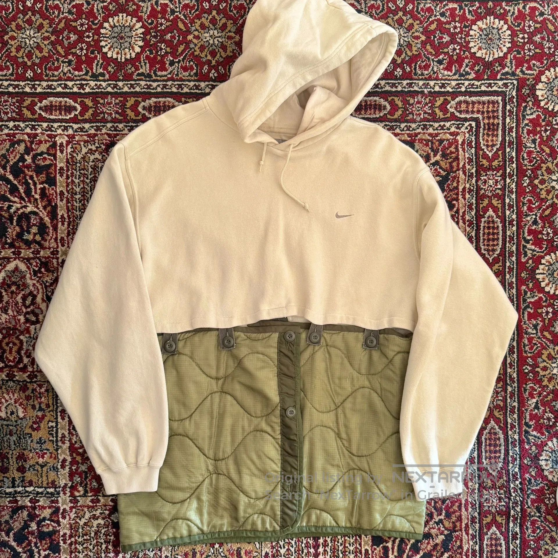 Vintage Megarments Remake Liner Pullover Hoodie. Size US M / EU 48-50 / 2 - 1 Thumbnail