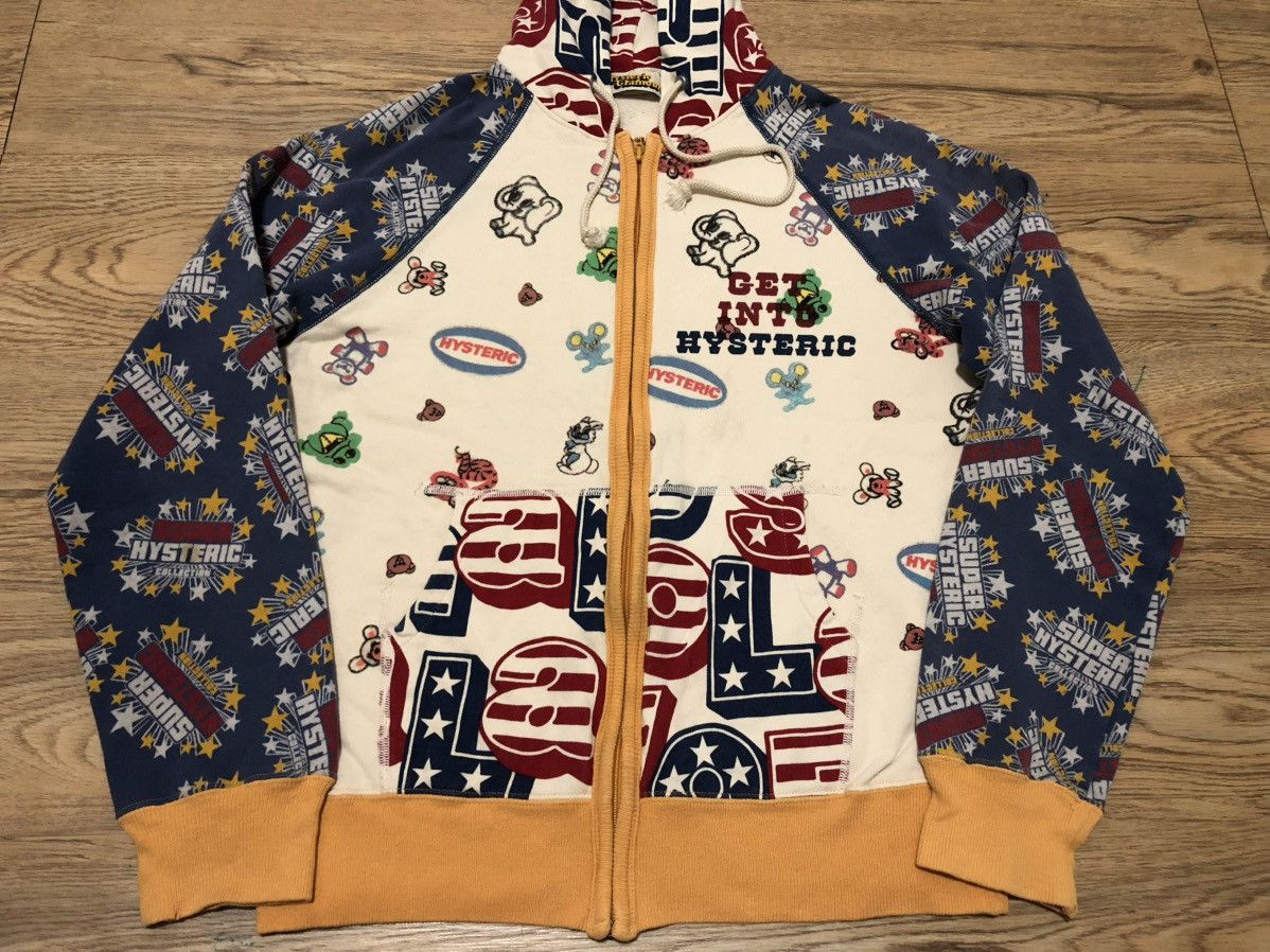 Hysteric Glamour Vintage Super Hysteric Glamour overprinted hoodie Size M / US 6-8 / IT 42-44 - 1 Thumbnail