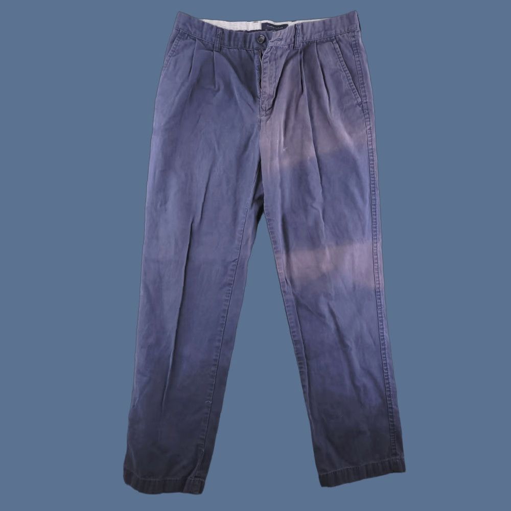 Tommy Hilfiger Tommy Hilfiger Pants Mens 34x32 Blue Straight Chino Workwear Distressed Vintage: No Size US 34 / EU 50 - 1 Thumbnail