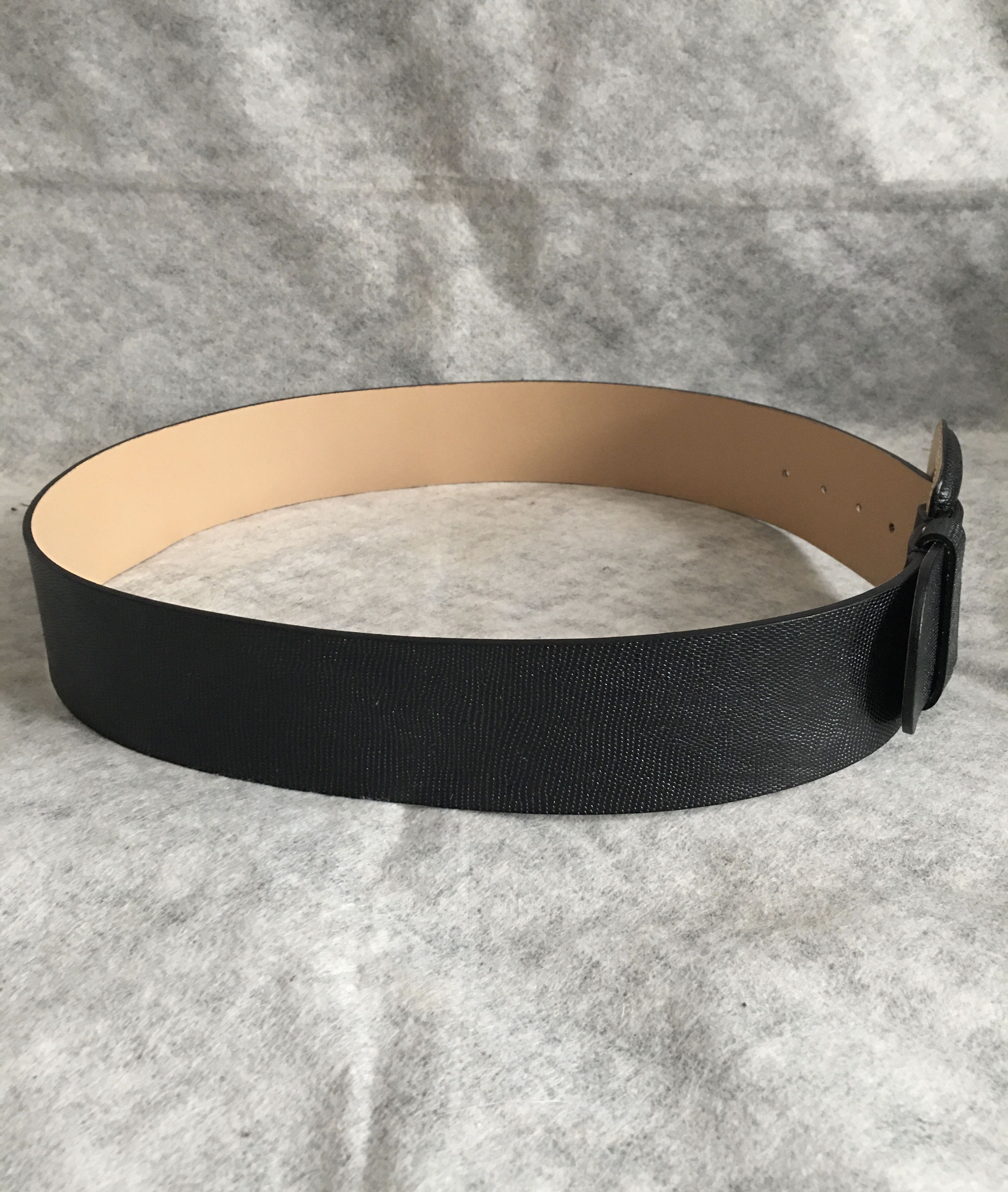 Furla FURLA Black Leather Wide Belt Size L Size ONE SIZE - 5 Thumbnail