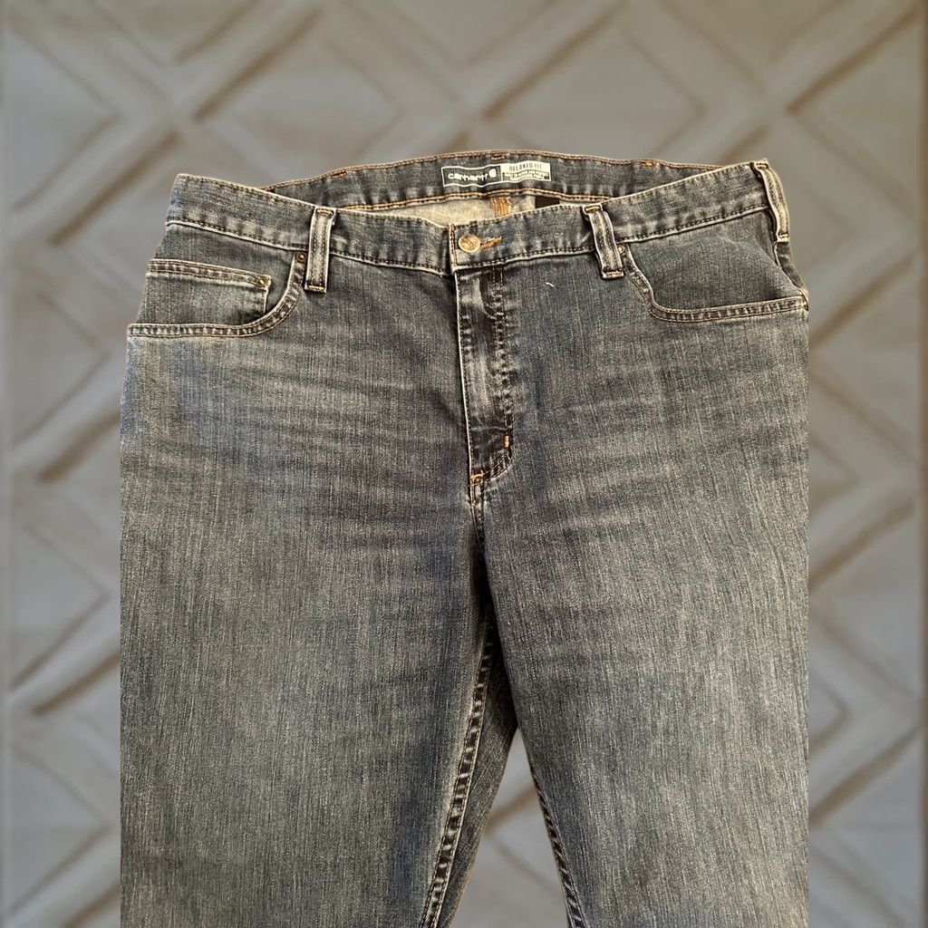 Carhartt Carhartt Jeans 38x30 Relaxed Fit Jeans Straight Leg Blue Denim Men Cotton Denim 5-Pocket American Classic Work Jeans Size US 38 / EU 54 - 1 Thumbnail