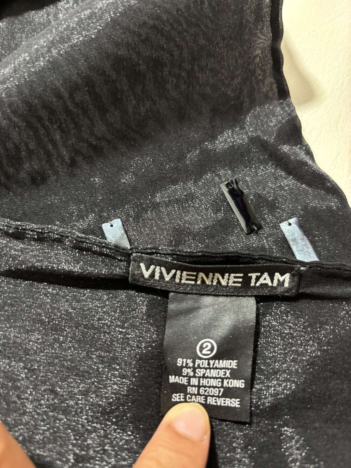 Vivienne Tam Vivienne Tam Sheer Mesh Sequins Size ONE SIZE - 2 Thumbnail