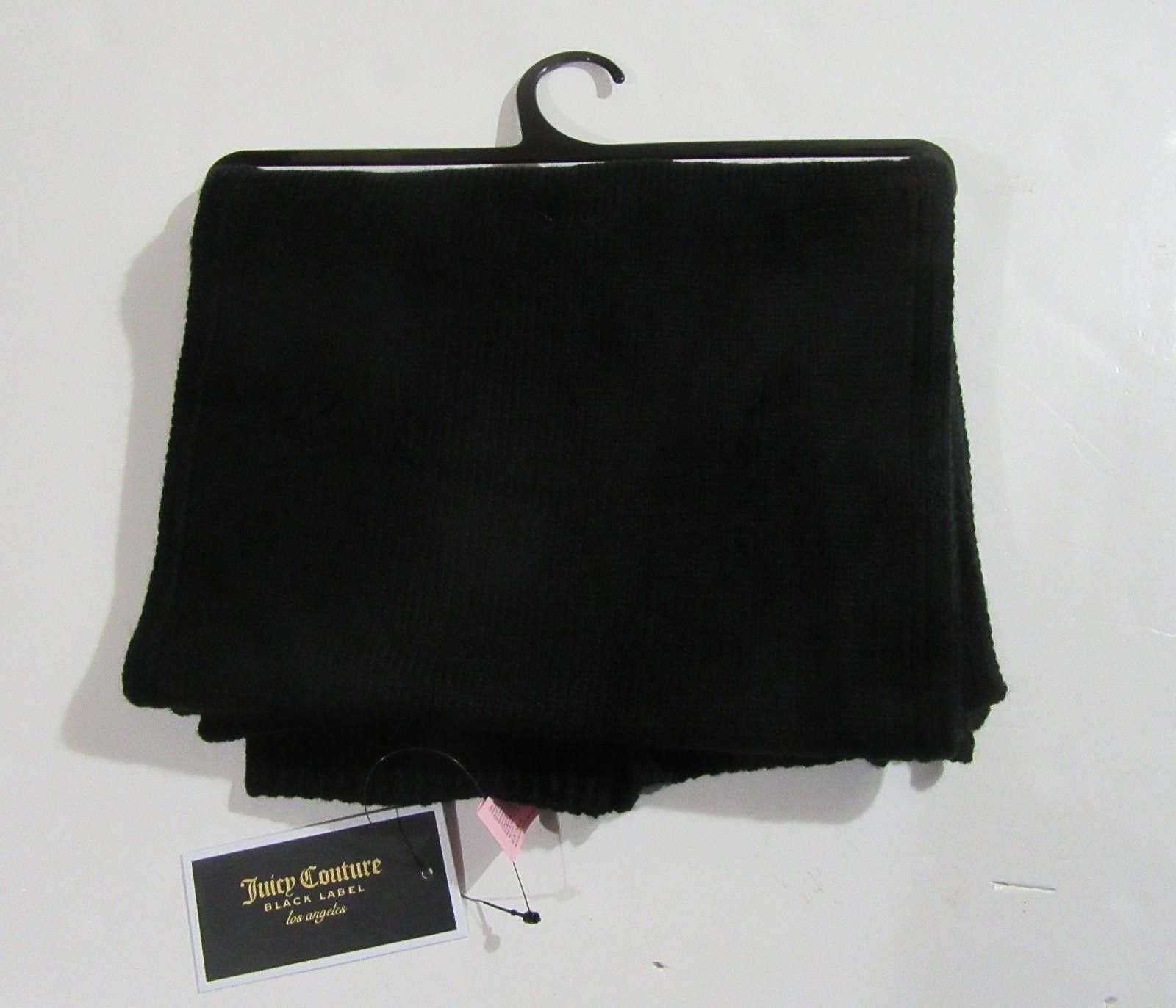 Juicy Couture Jeans Juicy Couture 2 Piece Knif Scarf and Hat Set Black Bling NWT Size ONE SIZE - 3 Thumbnail