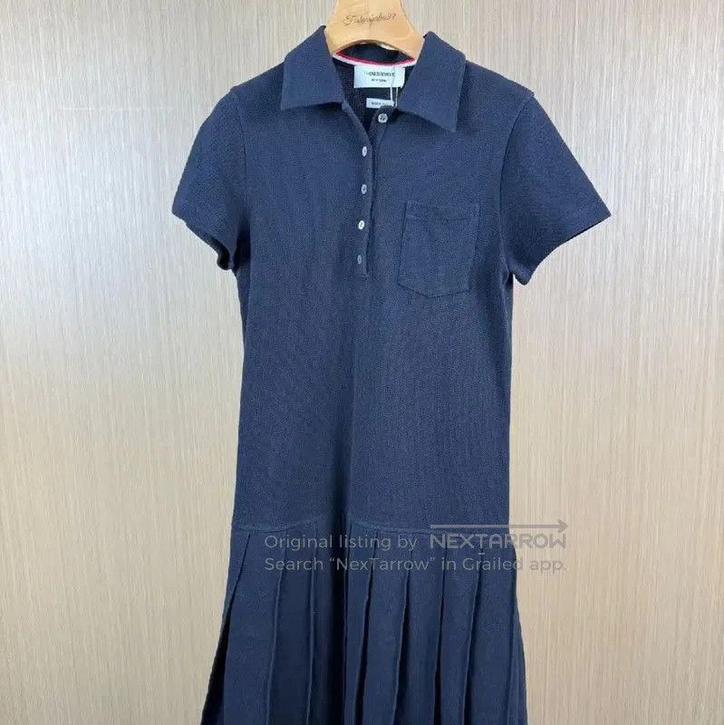 Thom Browne Navy Cotton Women's Dress .