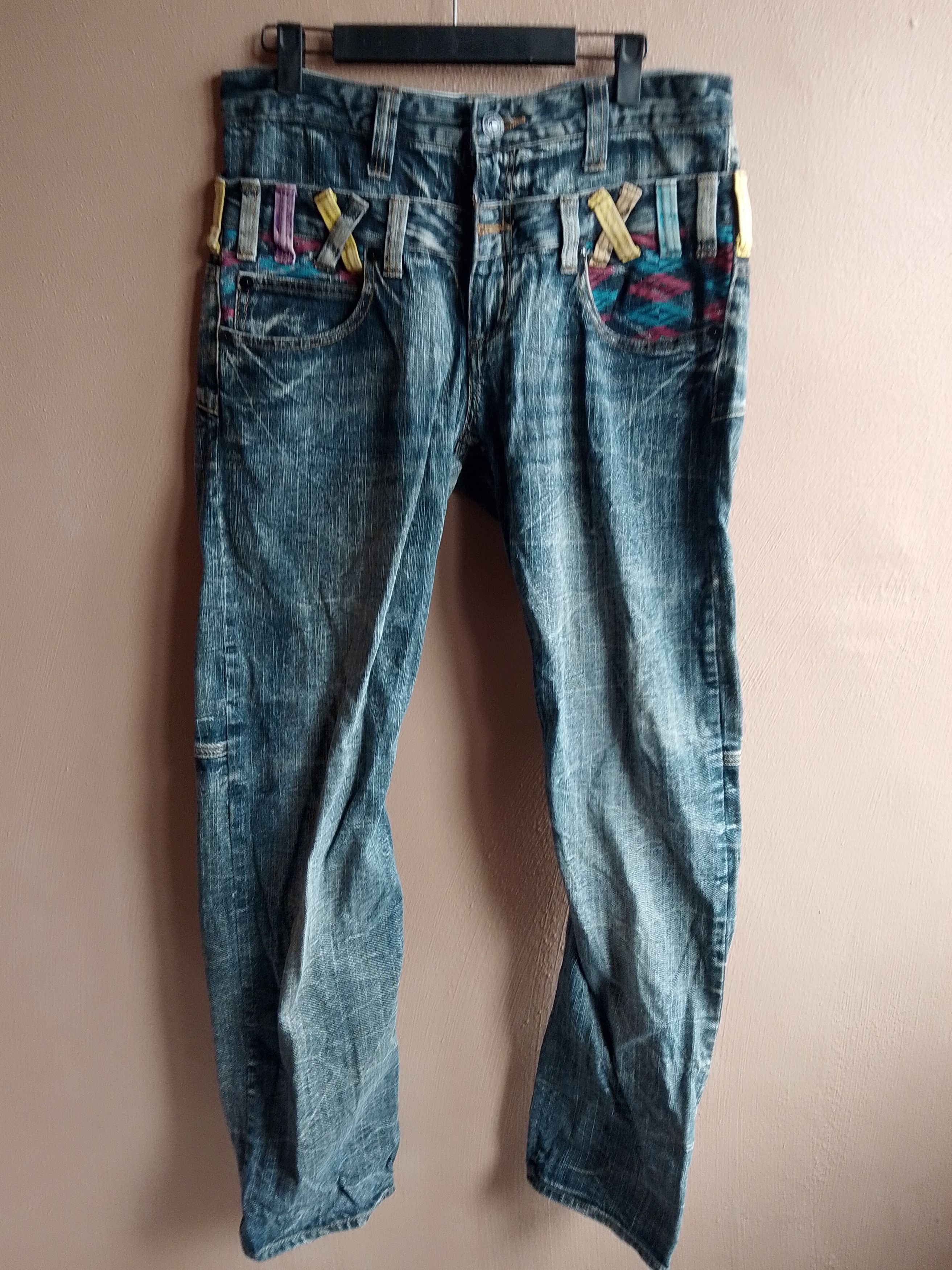 Japanese Brand Japanese brand memory special double waist pant Size US 32 / EU 48 - 3 Thumbnail