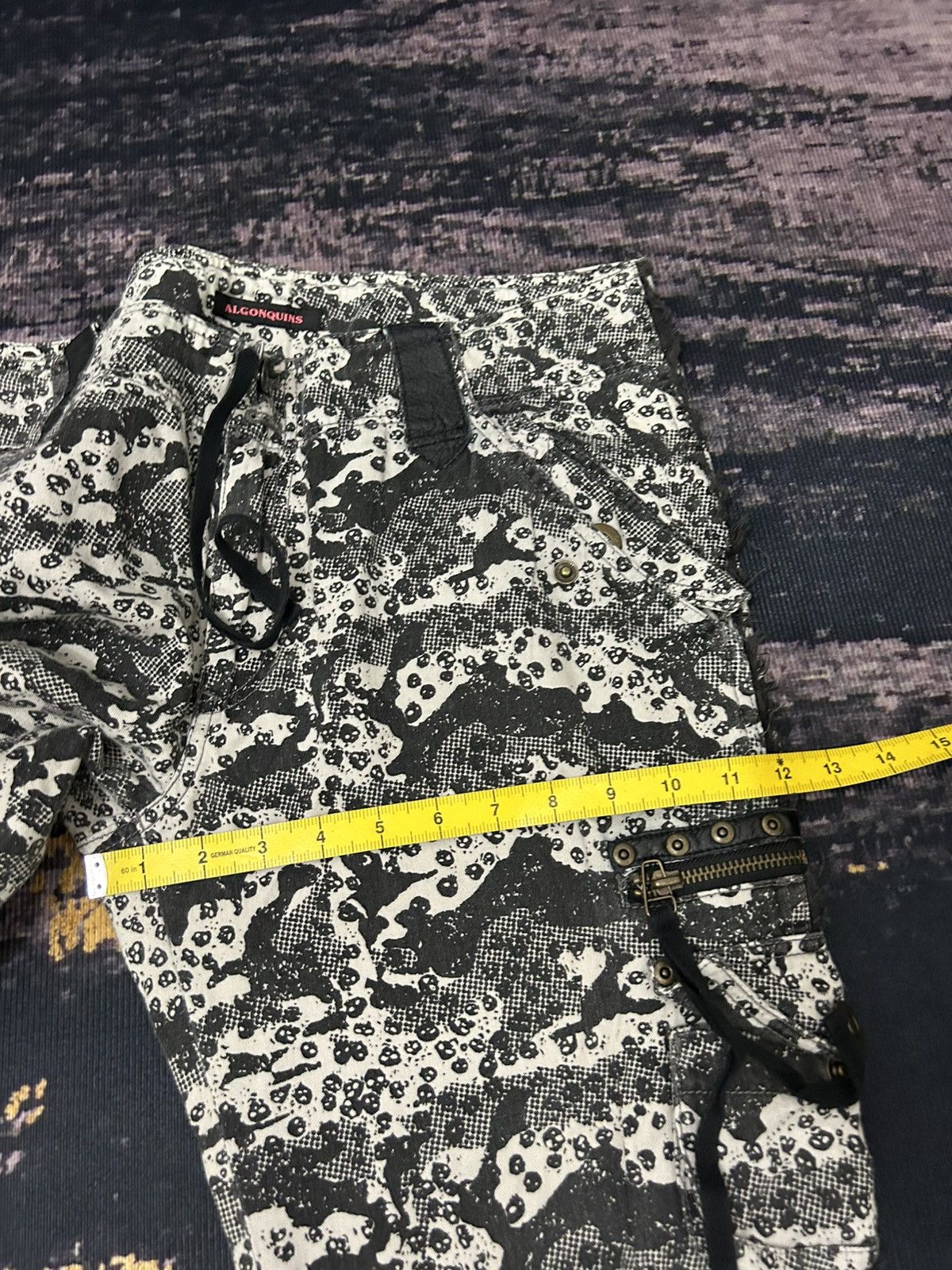 Seditionaries Algonquins Spiritual Weapon Skull Cargo Bondage Pants Size US 31 - 19 Thumbnail