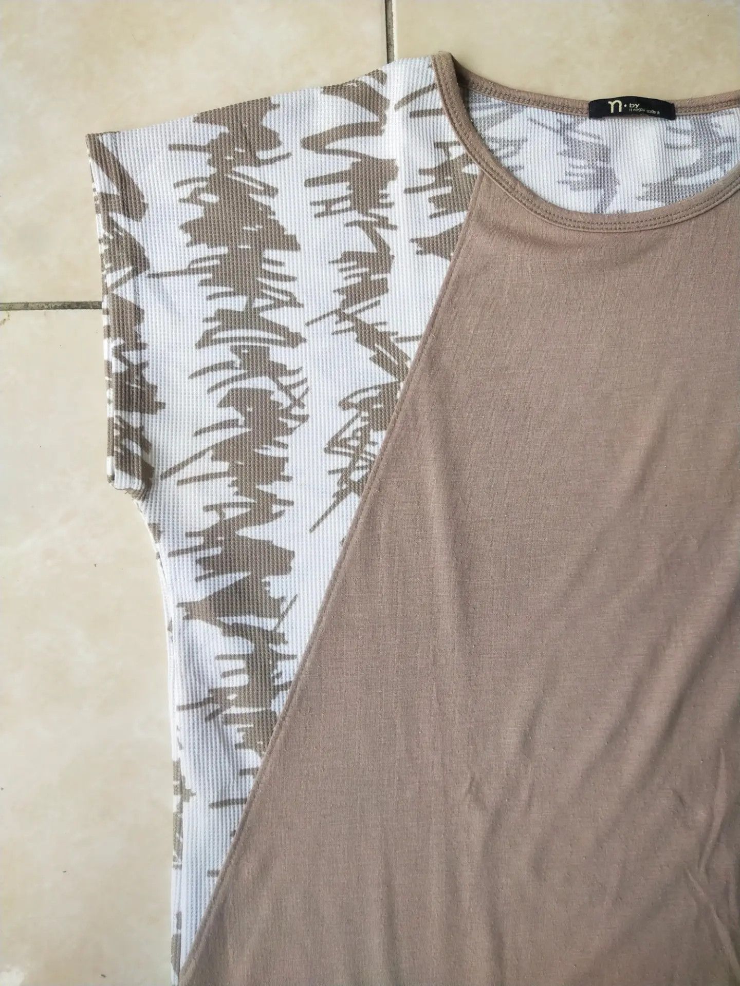 Hysteric Glamour n by Negozi Scelto Di Two-Tone Panel Dolman Woman Top Size XL / US 12-14 / IT 48-50 - 2 Thumbnail
