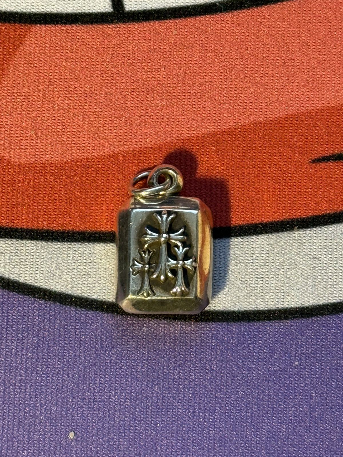 Chrome Hearts Chrome Hearts Emerald Cut Triple Cross Pendant Size ONE SIZE - 2 Thumbnail