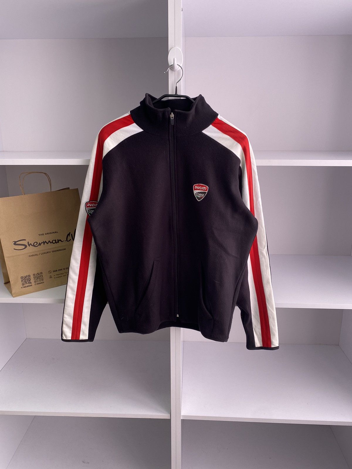 Ducati × Vintage Vintage Ducati Racing Fleece Jacket Size US M / EU 48-50 / 2 - 2 Thumbnail
