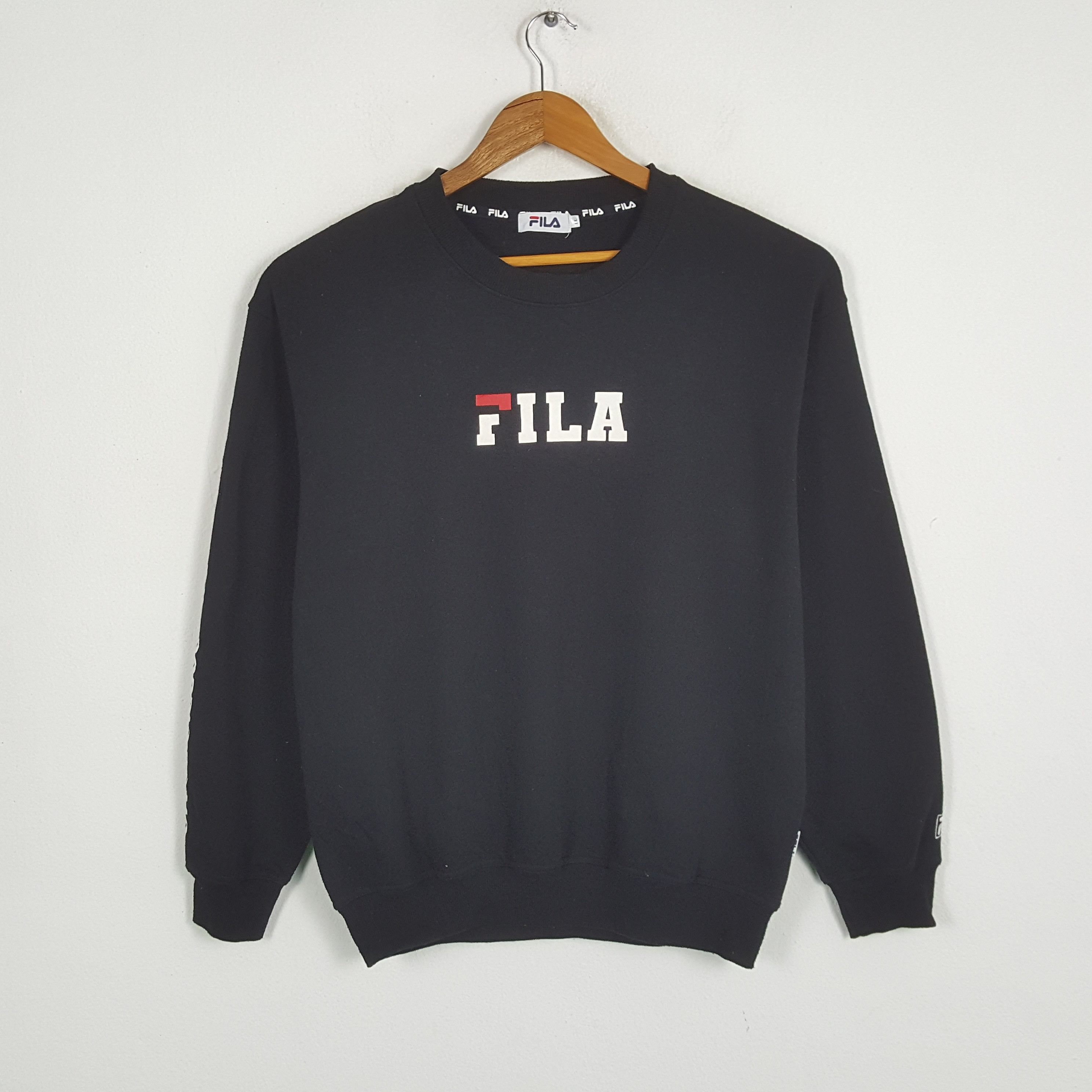 Fila × Vintage Vintage FILA Italian Sportswear Brand Sweatshirts Size US L / EU 52-54 / 3 - 1 Thumbnail