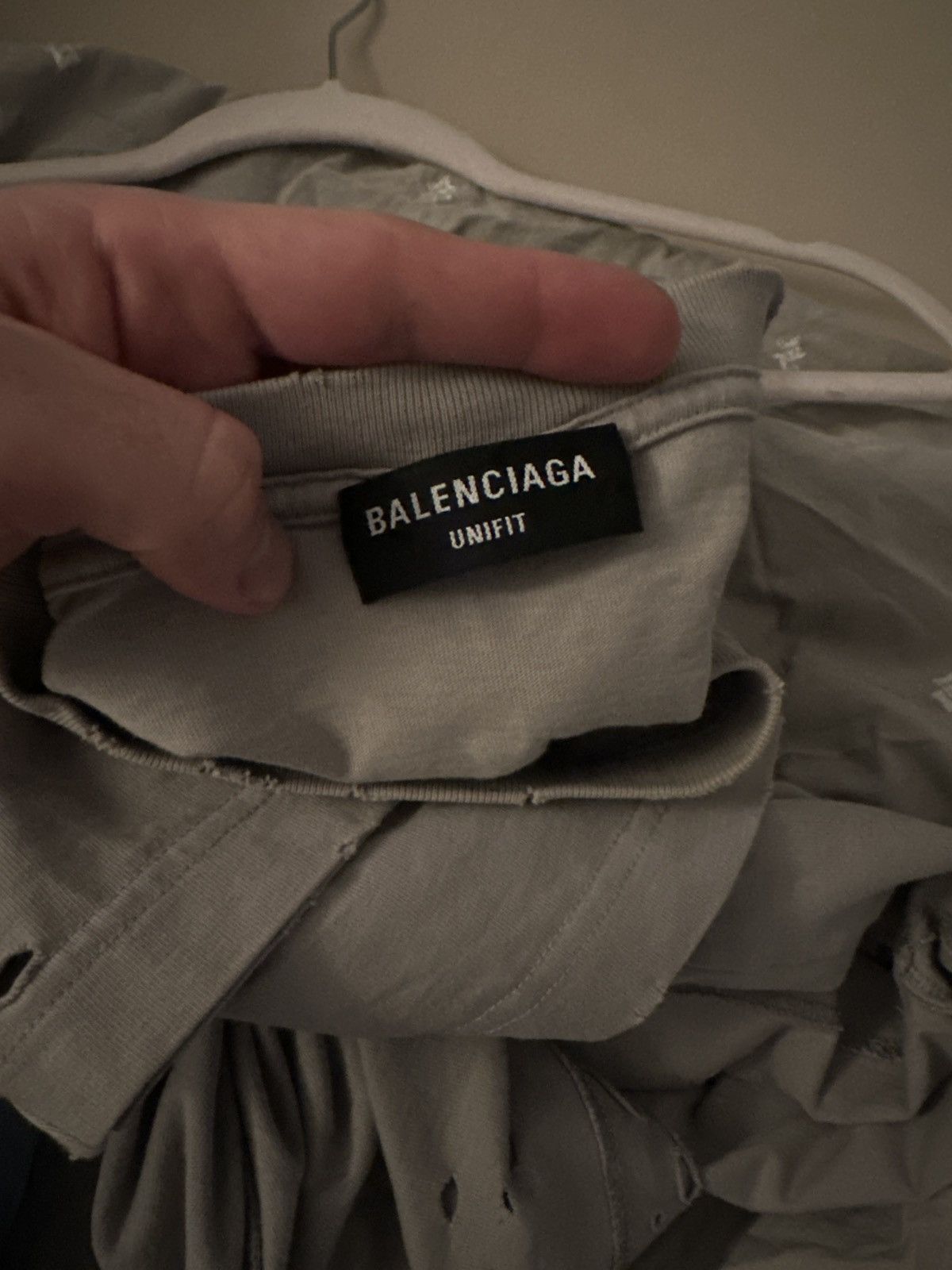 Balenciaga Balenciaga blurred tshirt distressed Size US L / EU 52-54 / 3 - 12 Thumbnail