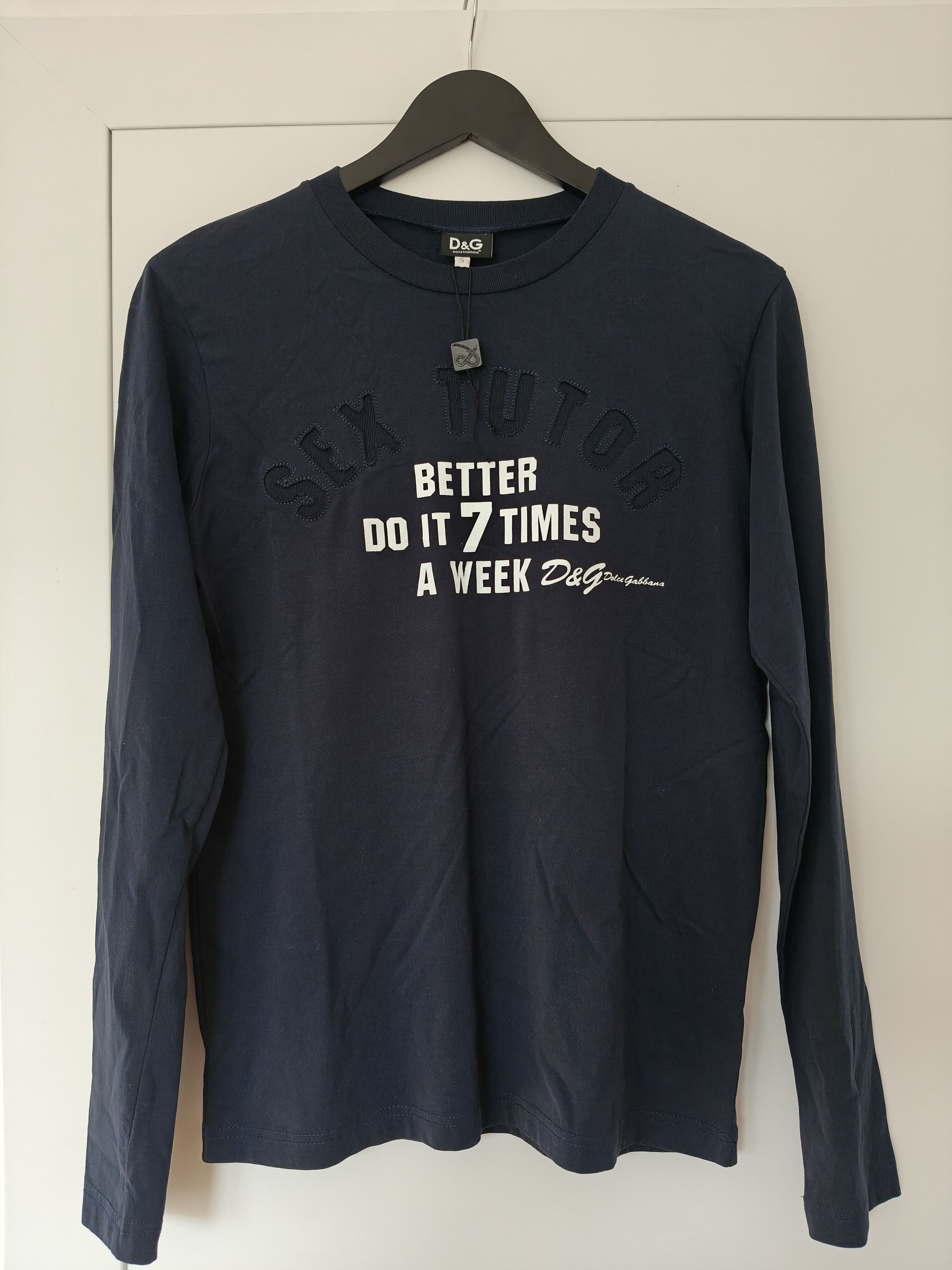 Dolce & Gabbana Dolce & Gabbana 'Sex Tutor' long sleeve tee Size US S / EU 44-46 / 1 - 2 Thumbnail