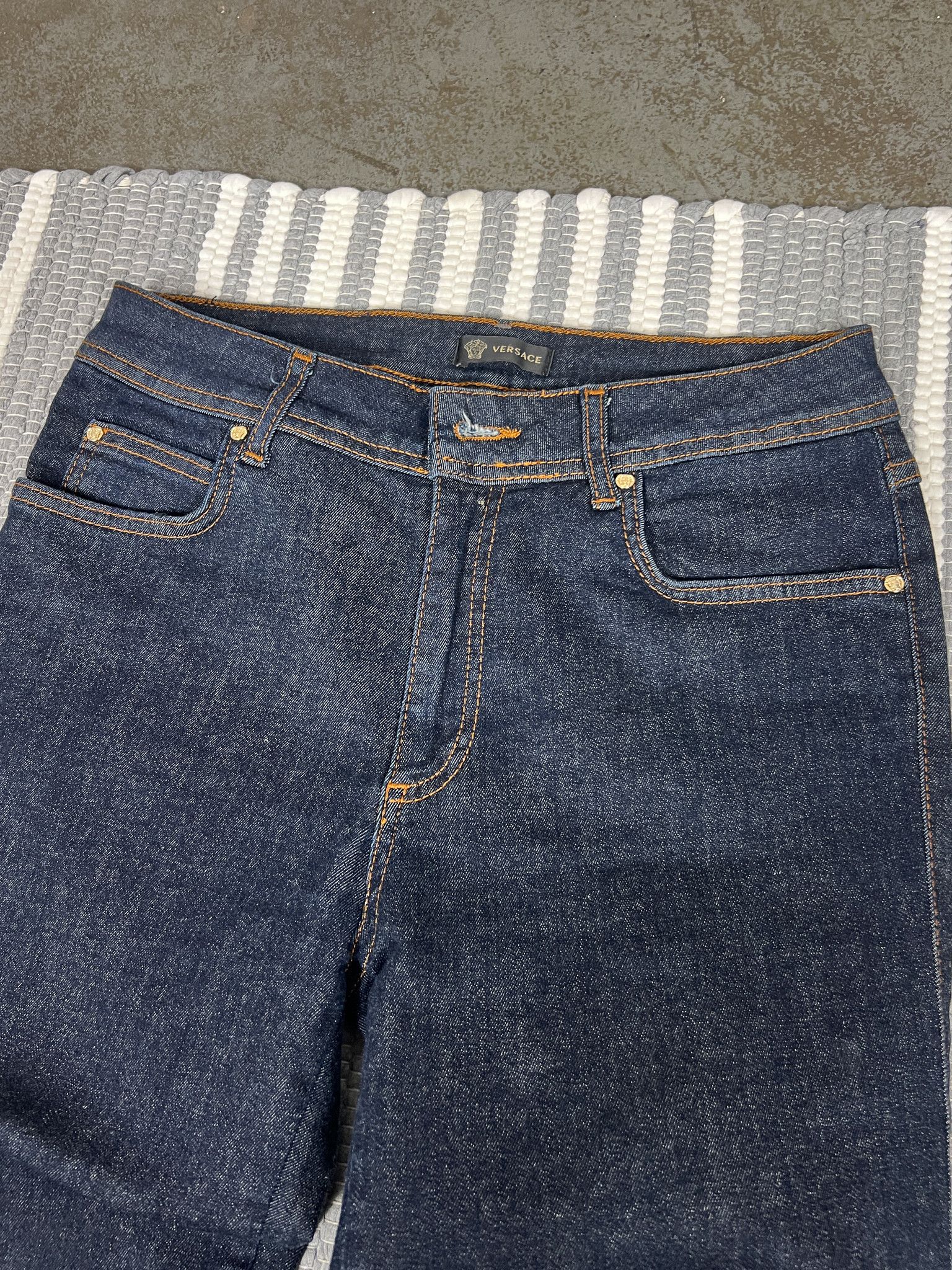 Jean Versace Skinny Denim Pants Jeans Size 29" - 5 Thumbnail