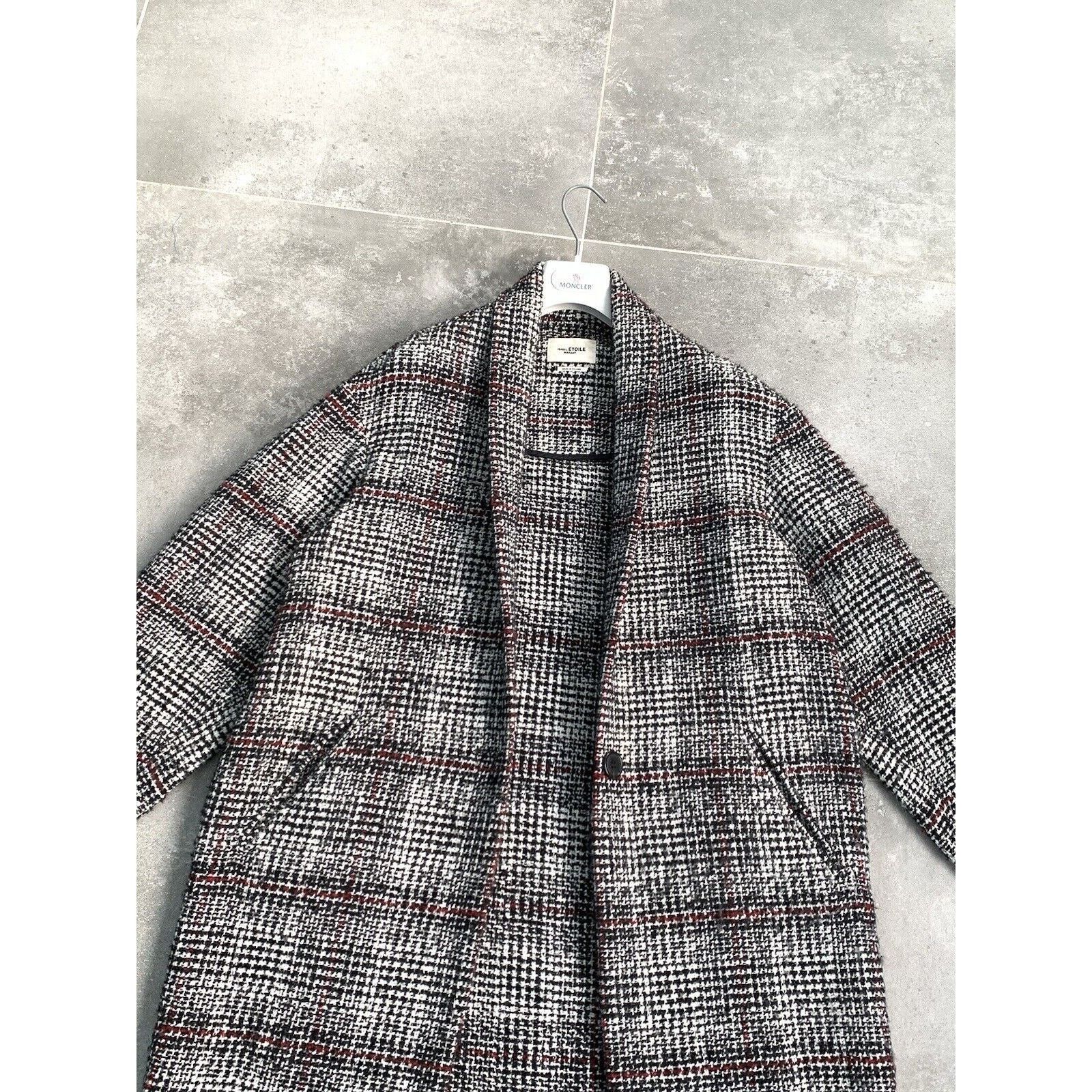 Designer × Isabel Marant Etoile ISABEL MARANT ETOILE Wool Tweed Trench Coat EU 38 UK 10 S-M Size M / US 6-8 / IT 42-44 - 5 Thumbnail