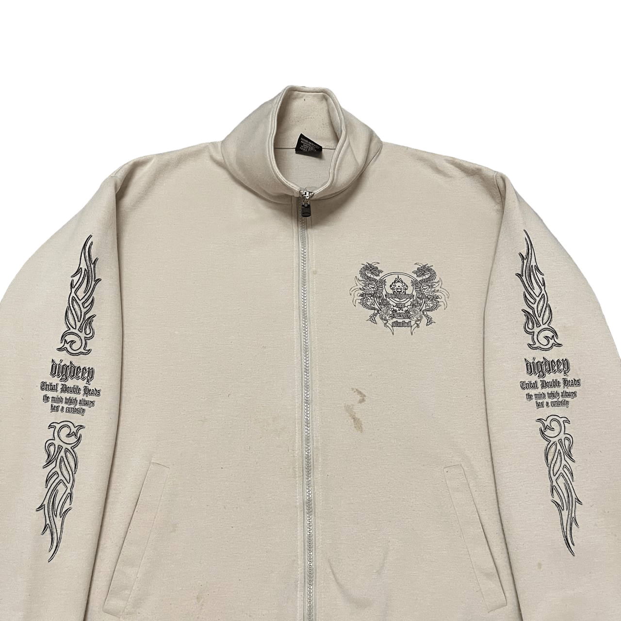 Japanese Brand Vintage Dig Deep Zippe Jacket Printed Size US M / EU 48-50 / 2 - 11 Thumbnail