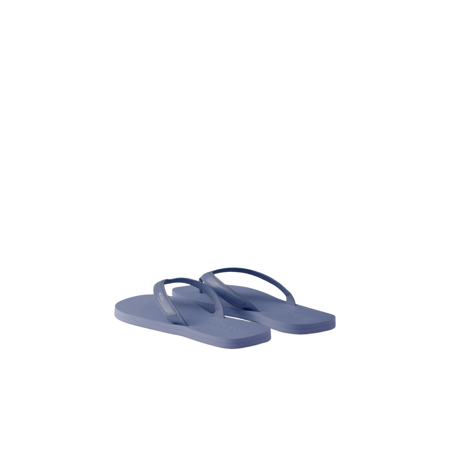 Prada PRADA $850 Aviation Blue Leather Flip Flops New & Authentic Size US 8 / EU 41 - 4 Thumbnail