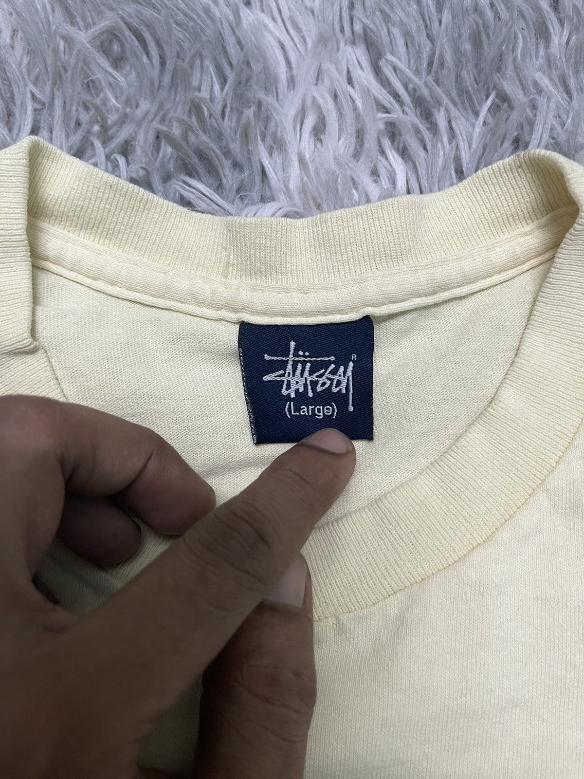 Stussy 90s OG STUSSY CROWN TEES SINGLE STITCH BOTH Size US L / EU 52-54 / 3 - 10 Thumbnail