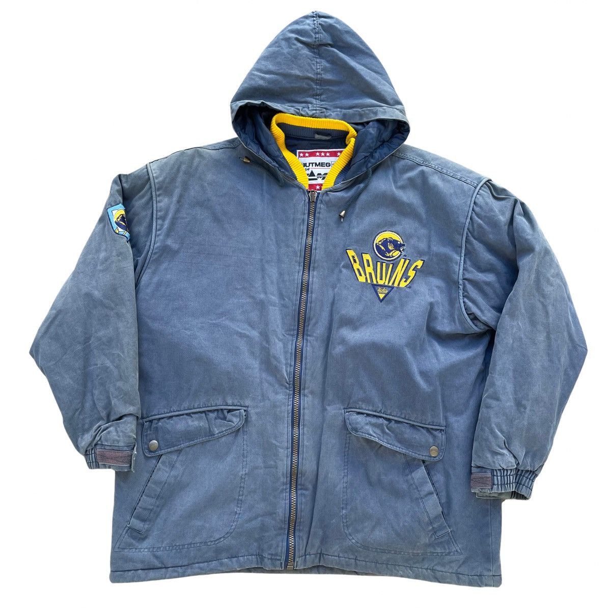 Vintage Vintage UCLA Bruins Nutmeg Mills Campri Team Line Jacket Size US XL / EU 56 / 4 - 4 Thumbnail