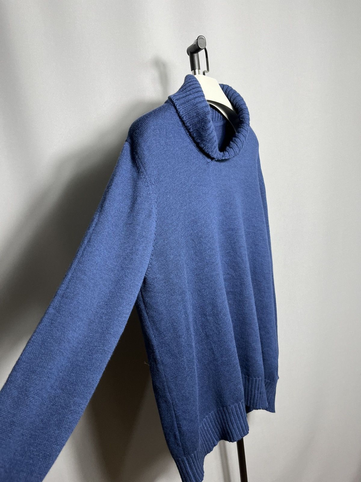 Private White V.C. private white vc sweater mens wool knit blue long sleeve Size US XL / EU 56 / 4 - 4 Thumbnail