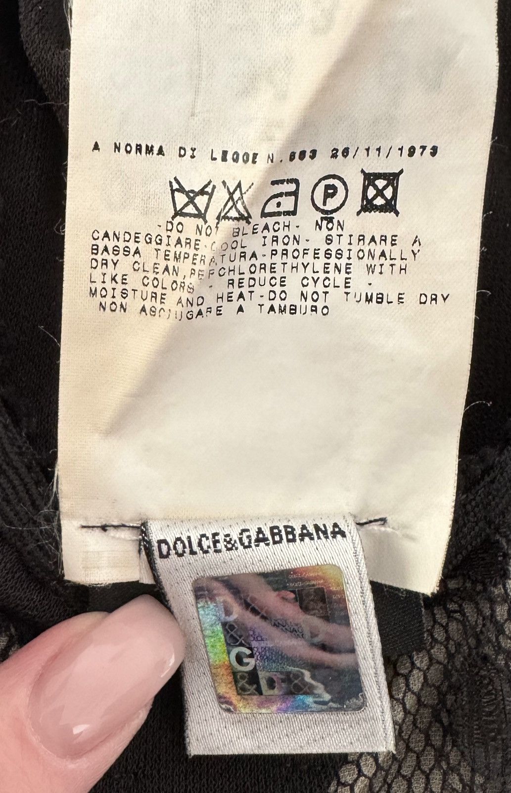 Dolce & Gabbana Dolce & Gabbana Black Lace Corset Top Size L / US 10 / IT 46 - 5 Thumbnail