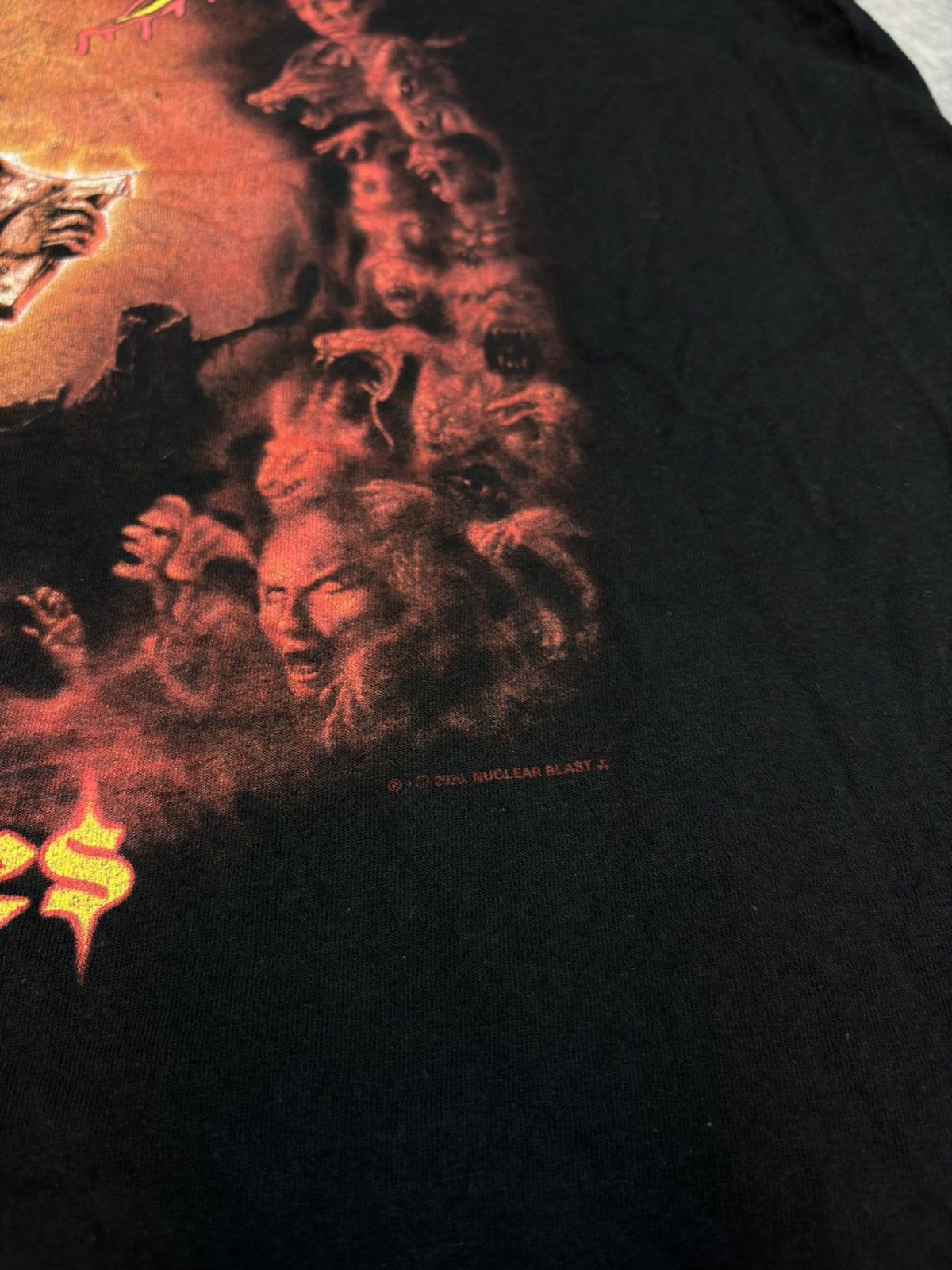 Band Tees × Vintage Vintage 2020 Benediction Scriptures Tee Band Rock Metal 00s Size US L / EU 52-54 / 3 - 3 Thumbnail