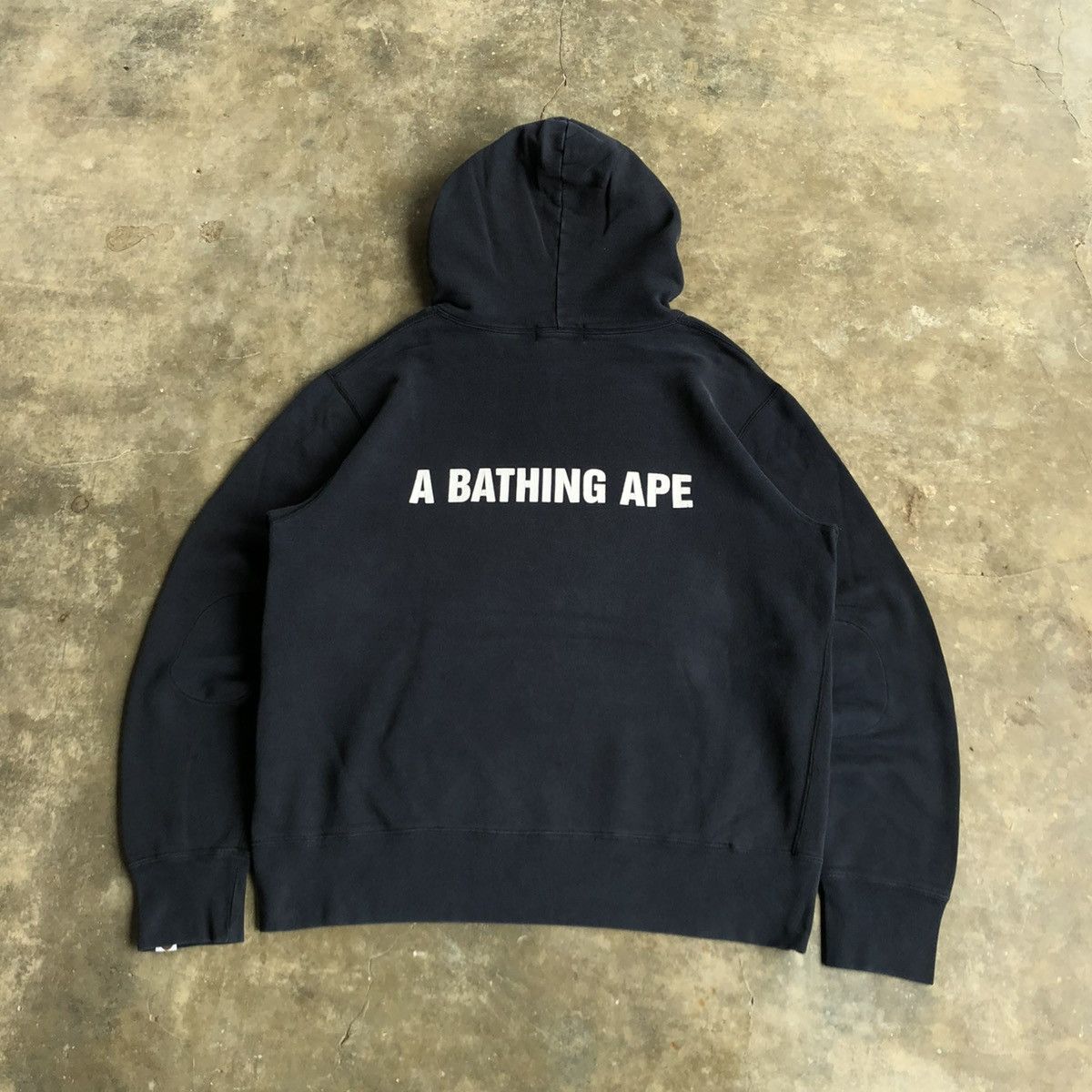 Bape OG Bape A Bathing Ape College Big Logo Hoodie Black Size US XL / EU 56 / 4 - 5 Thumbnail
