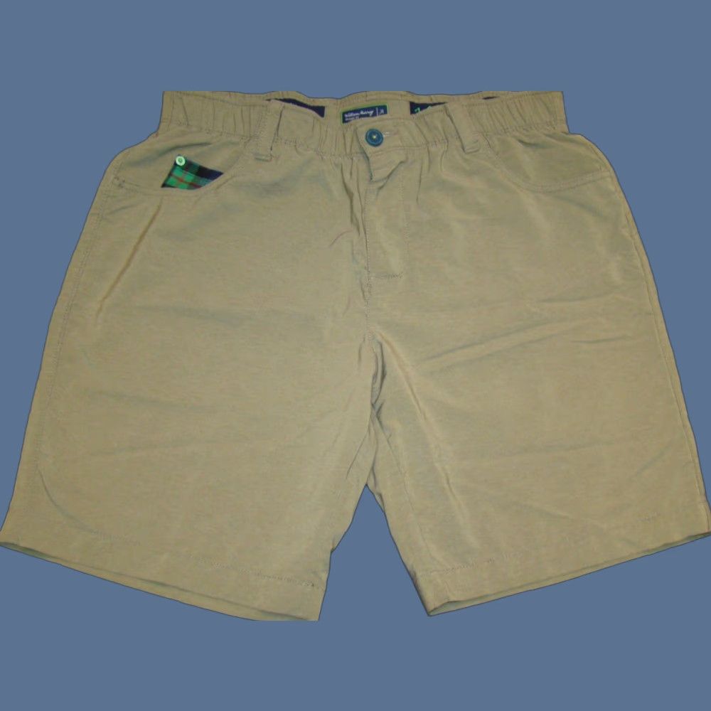 Vintage William Murray Men's 34 Light Green Straight Fit Performance Chino Golf Shorts Size US 34 / EU 50 - 1 Thumbnail