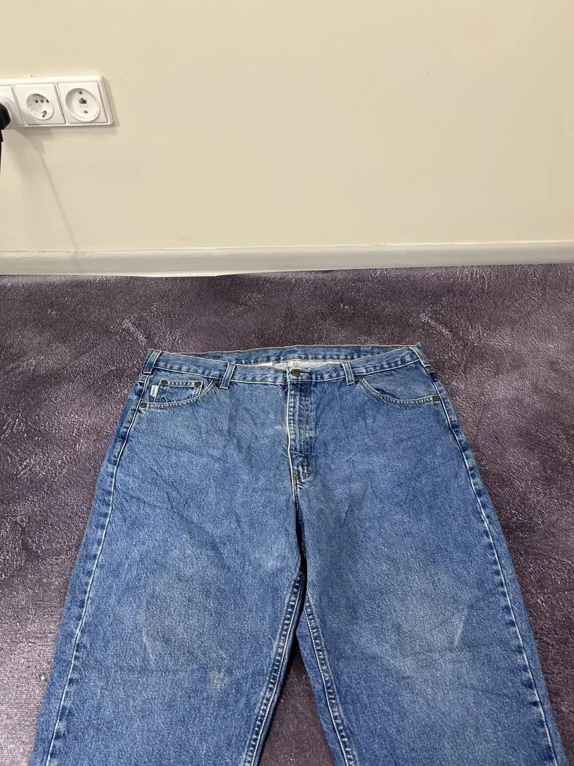 Carhartt Vintage 90s Carhartt Work American Hype Denim Jeans Size US 40 / EU 56 - 5 Thumbnail