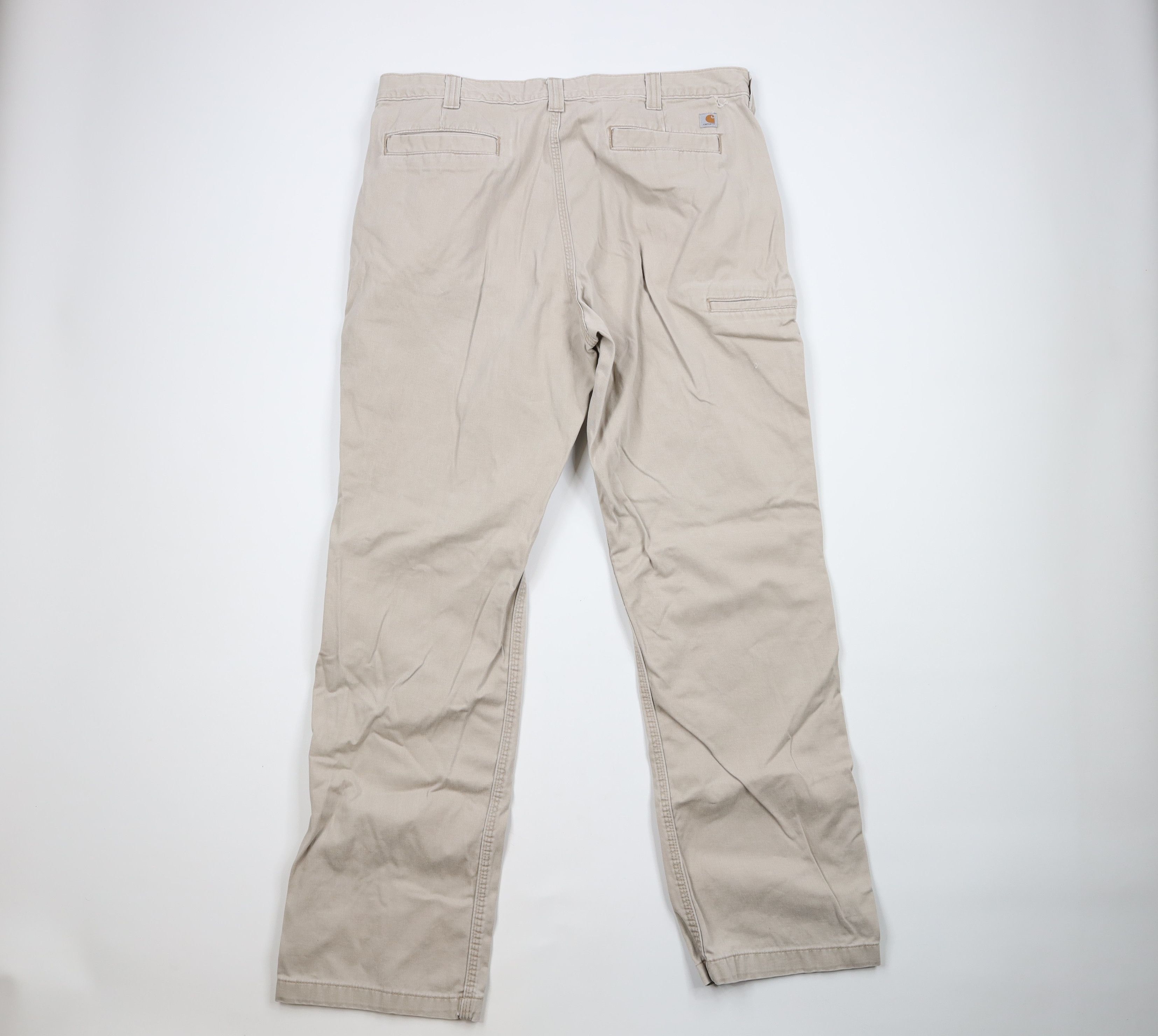 Carhartt Vintage Carhartt Spell Out Wide Leg Chino Pants Beige Size US 38 / EU 54 - 11 Thumbnail