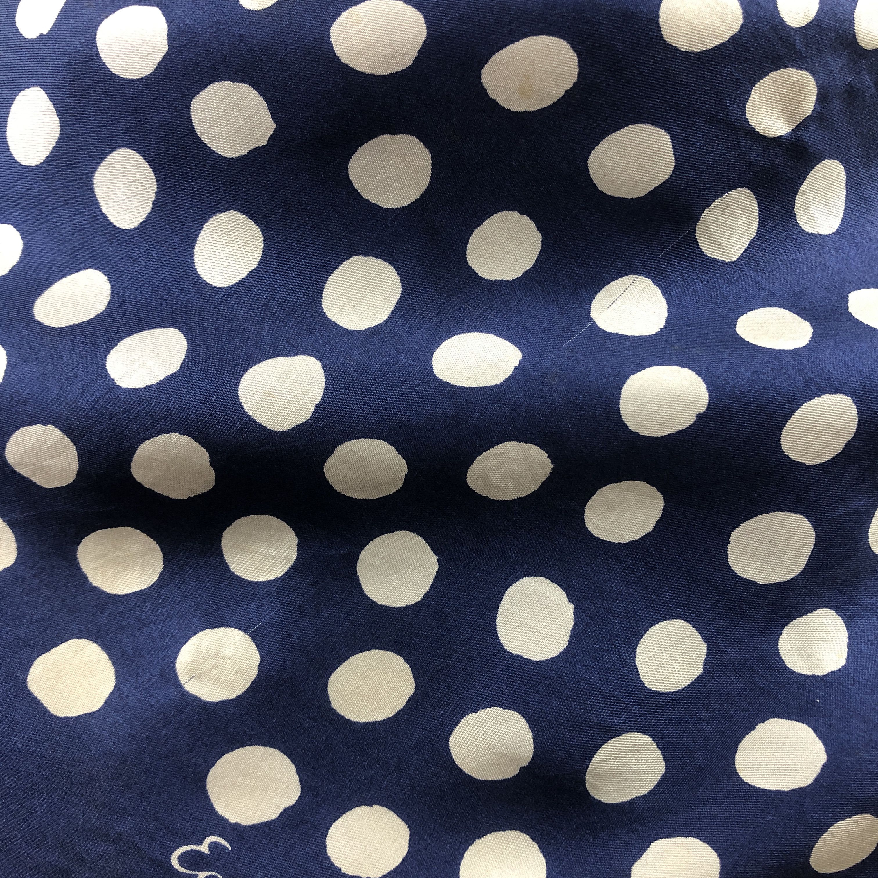 Other × Vintage Vintage Echo SILK Scarf Polka Dot Twill Stole Wraps Scarves Size ONE SIZE - 17 Thumbnail