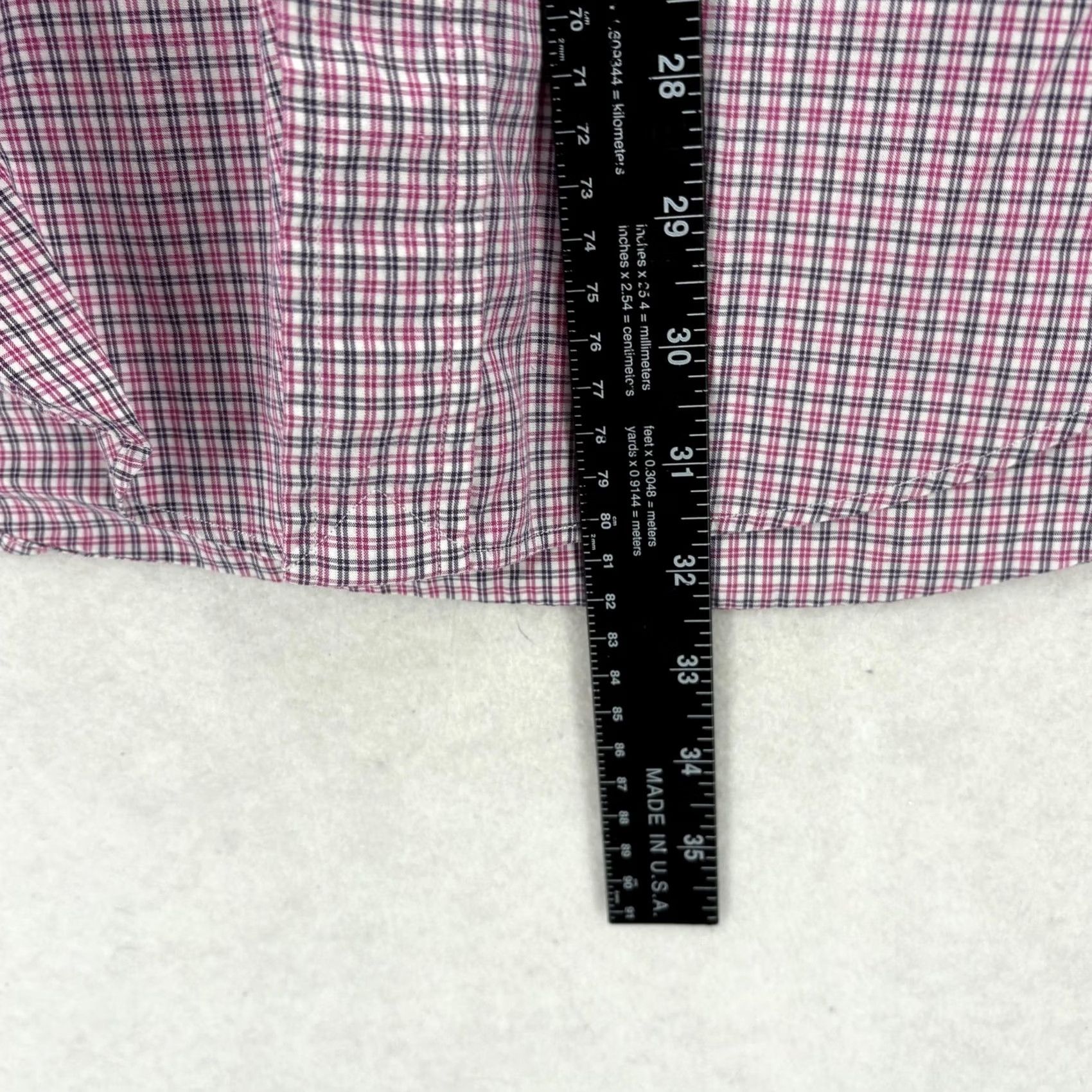 Ralph Lauren VINTAGE Ralph Lauren Shirt Mens Red Check Long Sleeve Yarmouth 15.5 34/35 90s Size US L / EU 52-54 / 3 - 6 Thumbnail