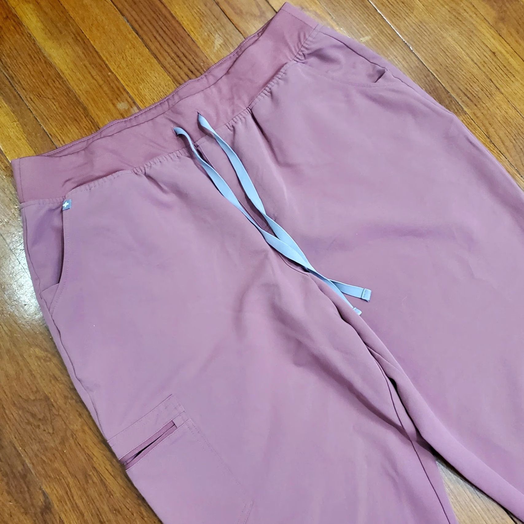 Vintage FIGS Zamora Jogger Scrub Pants Womens XXL Pink Technical Collection Workwear Size 40" / US 18 - 6 Thumbnail