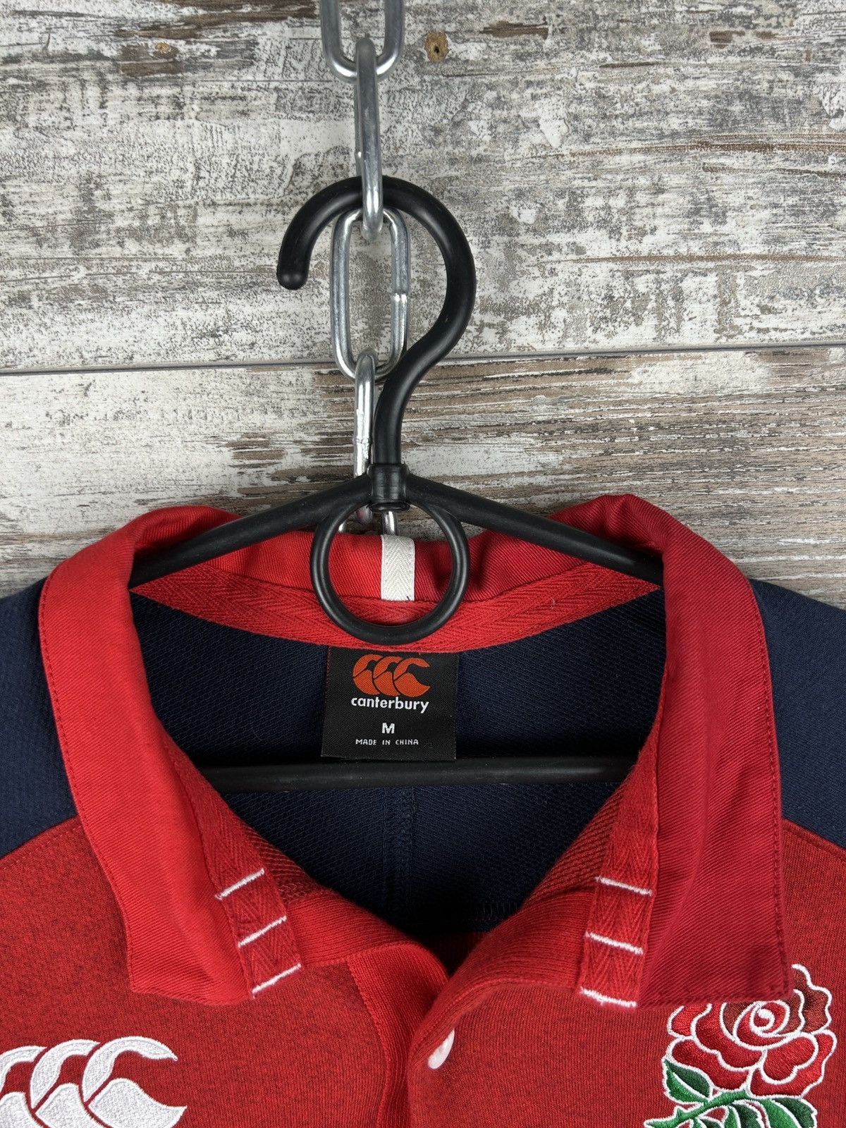 Canterbury of New Zealand Mens Vintage Canterbury England rugby polos T-shirt rare Size US M / EU 48-50 / 2 - 4 Thumbnail