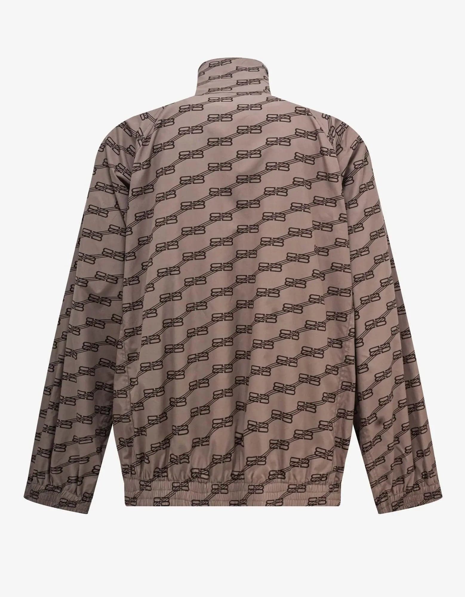 Balenciaga Balenciaga Beige All-Over BB Monogram Tracksuit Jacket Size US XXS / EU 40 - 2 Thumbnail