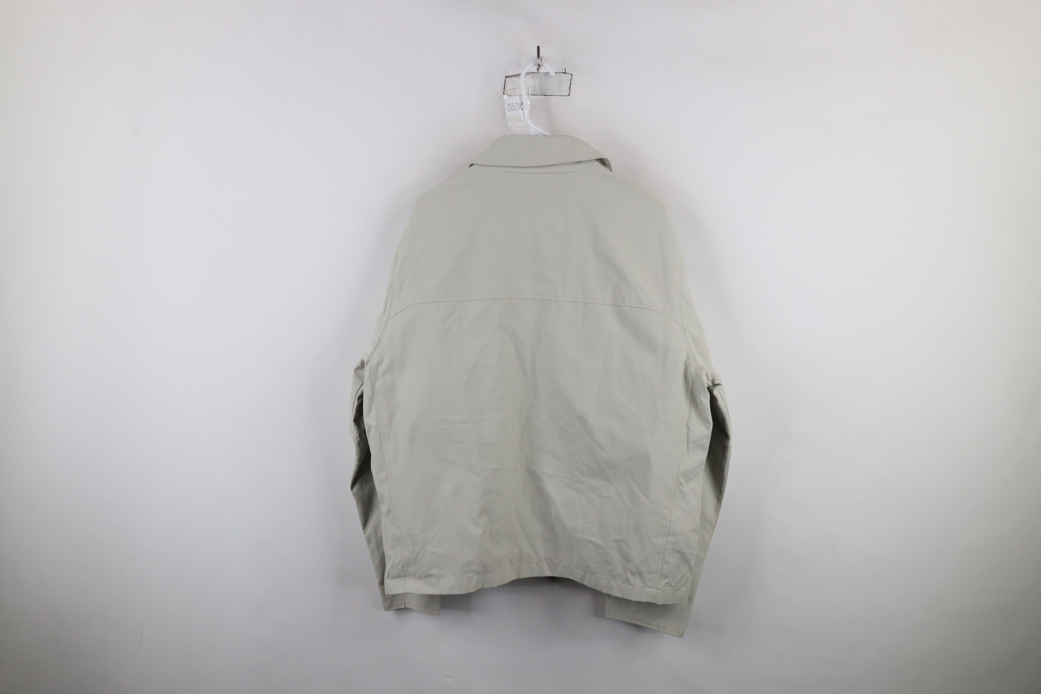 Gap × Vintage Vintage Y2K 2004 Gap Canvas Laminate Cafe Racer Jacket Beige Size US M / EU 48-50 / 2 - 13 Thumbnail