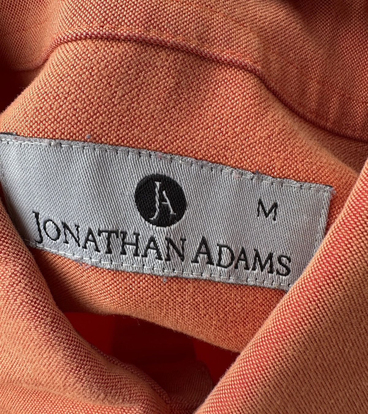 Vintage Jonathan Adam suede lux orange marty supreme button up shirt Size US L / EU 52-54 / 3 - 4 Thumbnail