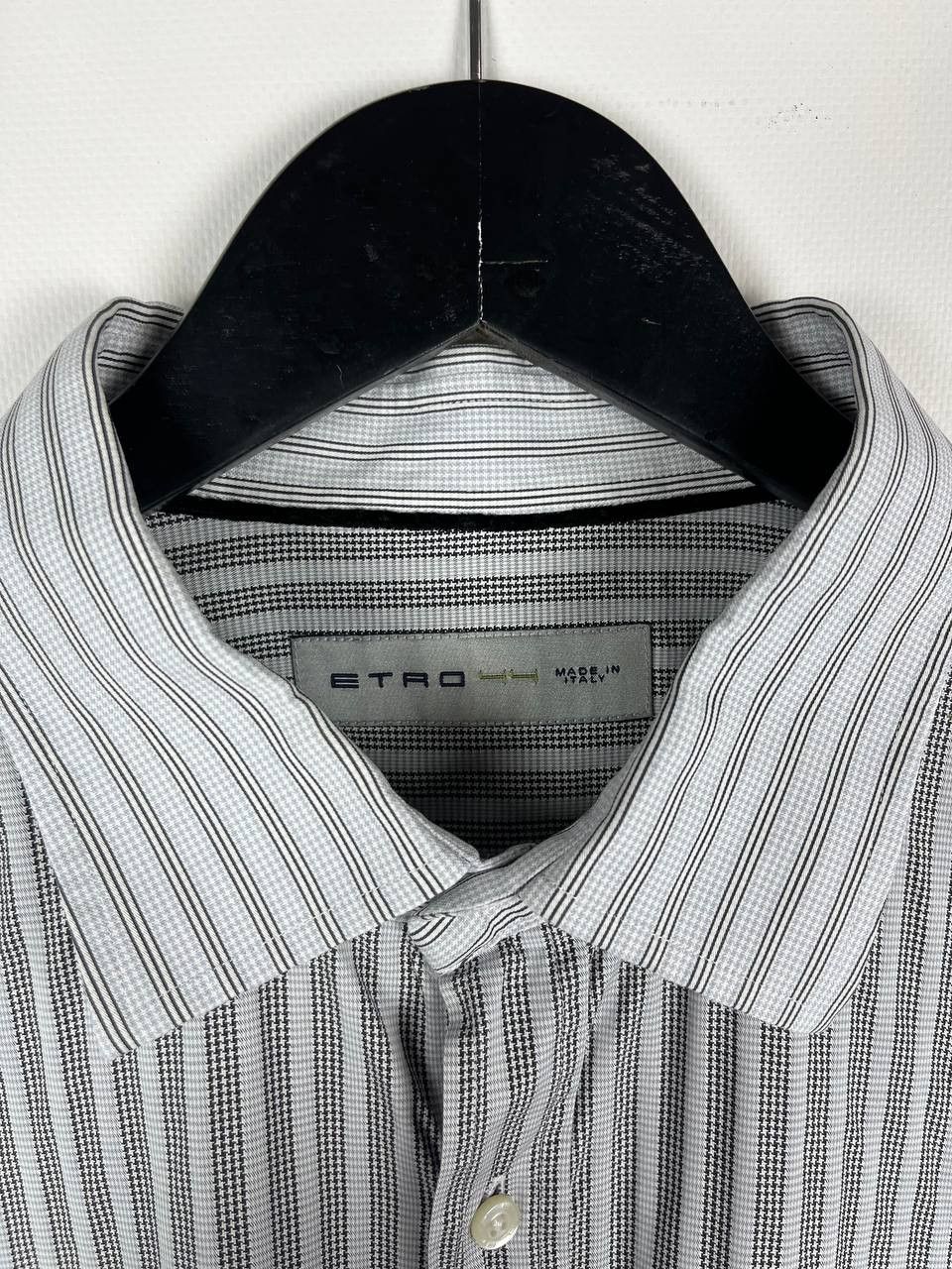 Etro ETRO Milano Men's Striped 100% Cotton Shirt Made in Italy Size US XXL / EU 58 / 5 - 5 Thumbnail