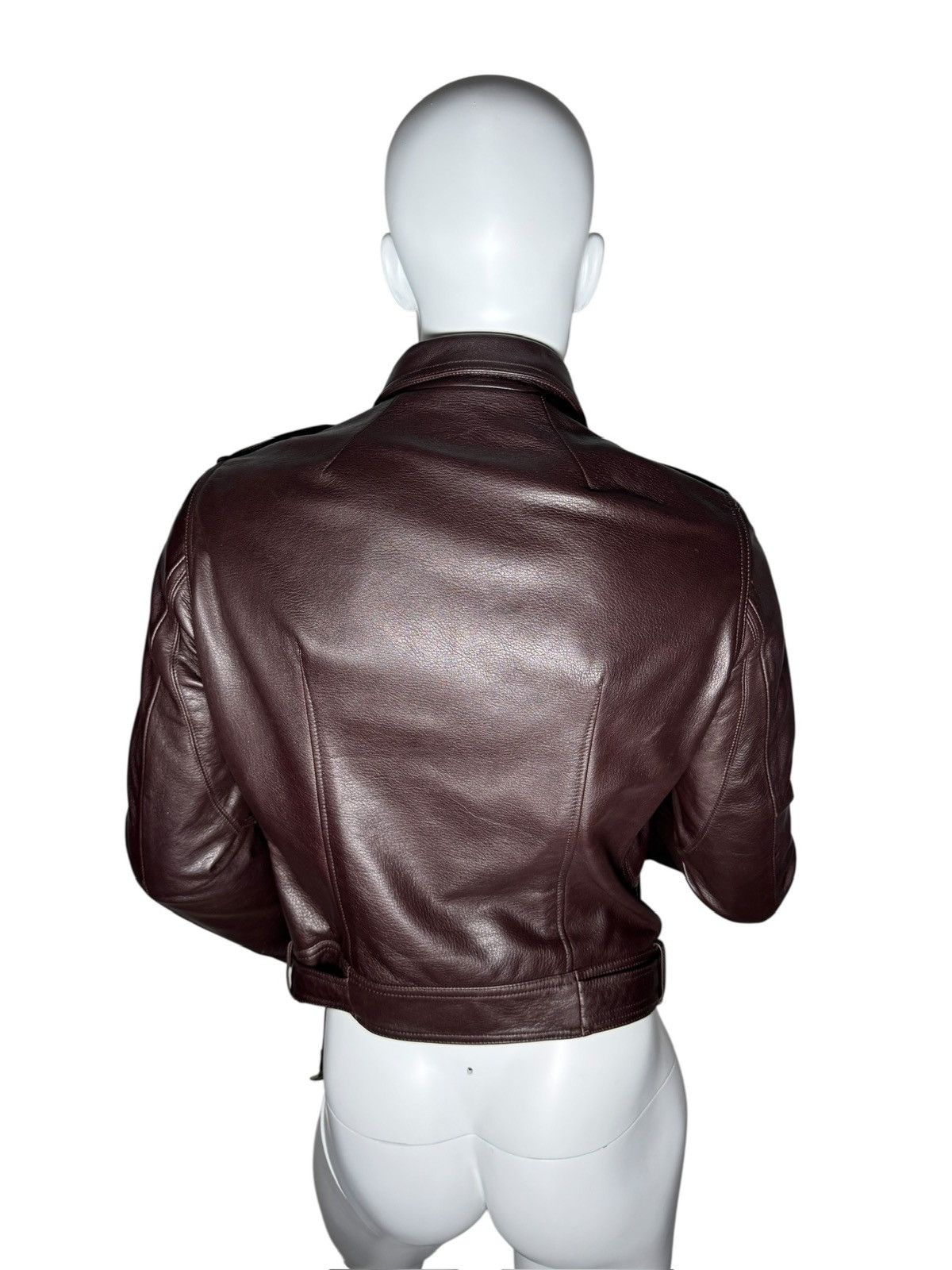 Rick Owens Rick Owens Oxblood Leather Bomber Jacket Size US M / EU 48-50 / 2 - 5 Thumbnail