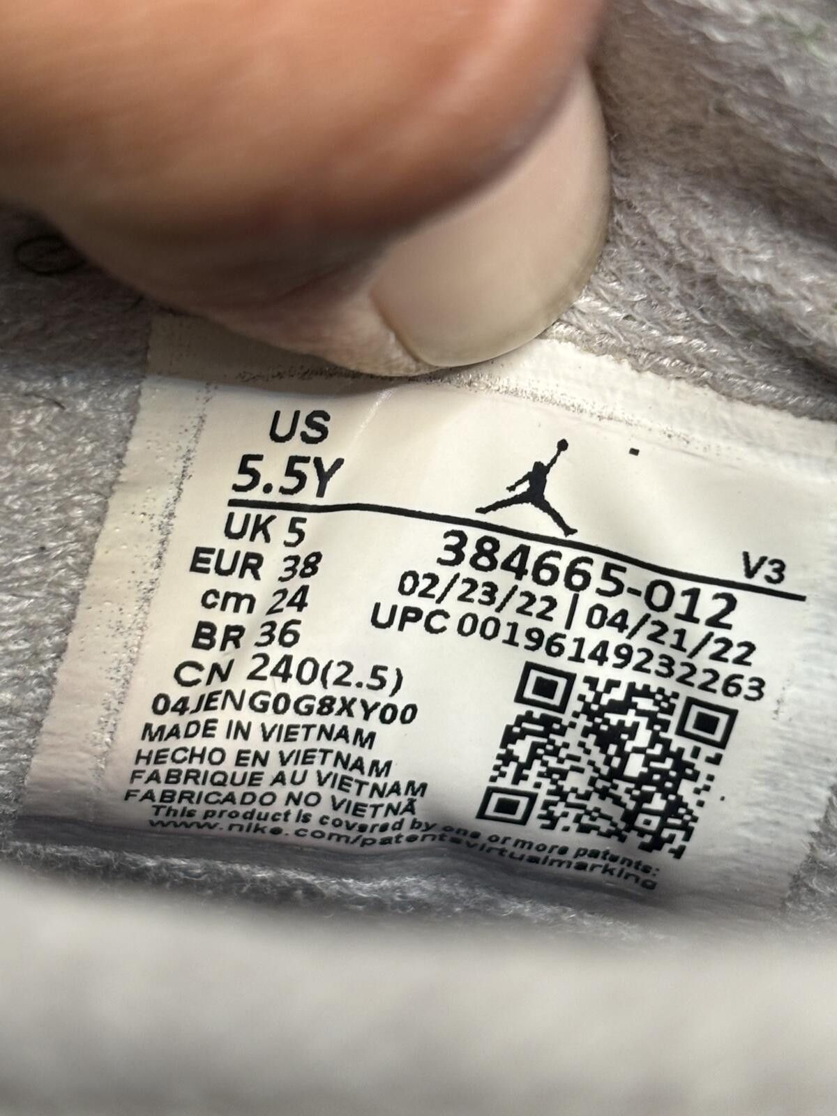 Jordan Brand Air Jordan 6 Georgetown 2022 GS Size US 5.5 / EU 38 - 6 Thumbnail