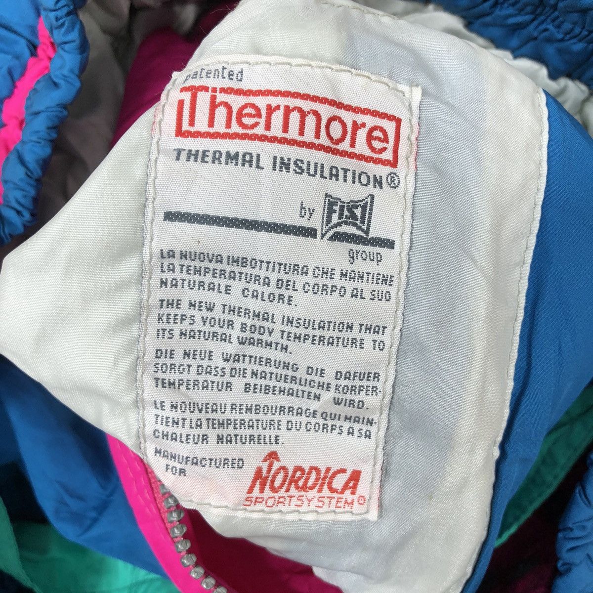 Vintage Vintage NORDICA Jacket Thermore Ski Snowboarding Size US L / EU 52-54 / 3 - 8 Thumbnail