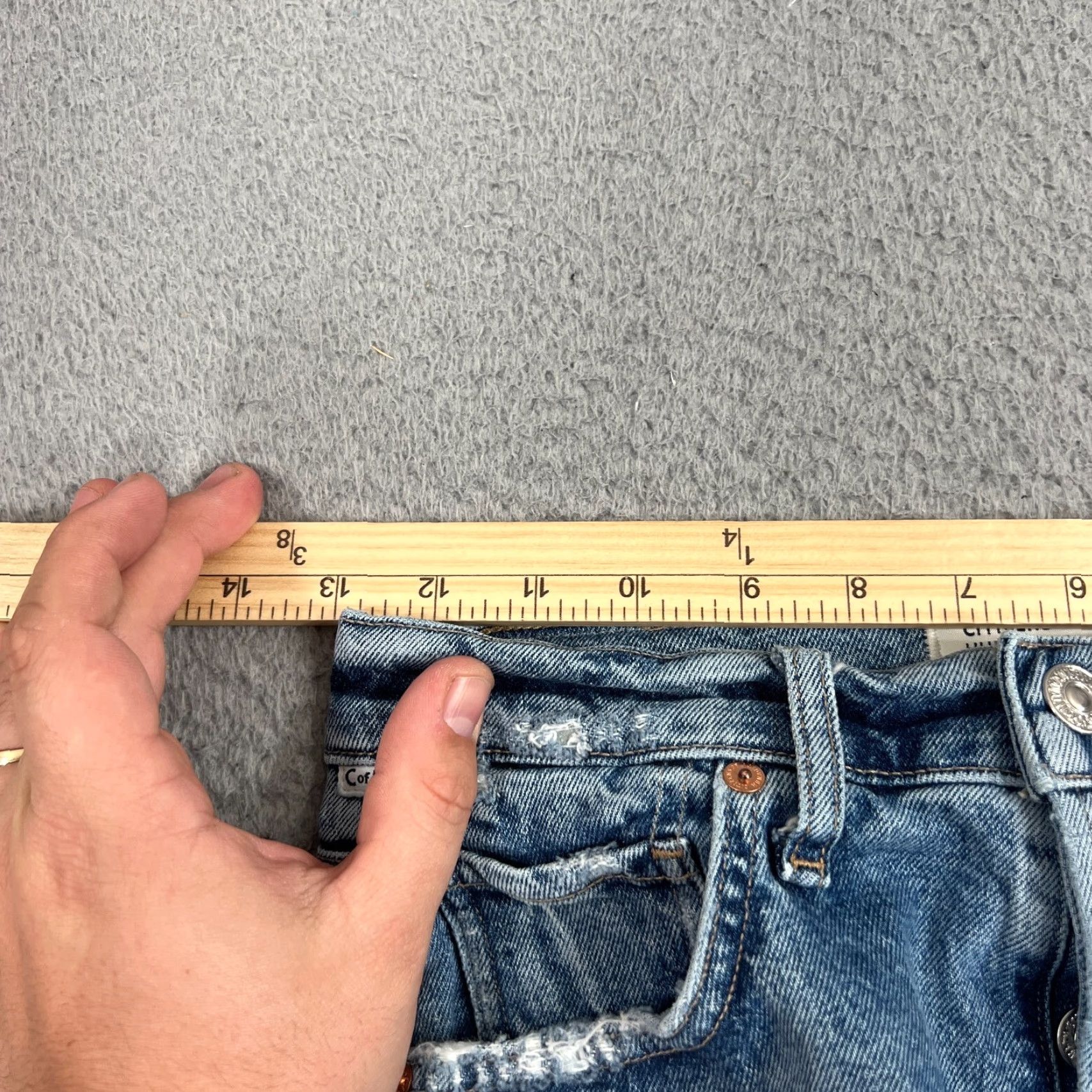Citizens Of Humanity Citizens of Humanity Premium Vintage Jolene Slim Straight Jeans Womens 25 Light Blue Size 42" / US 20 - 5 Thumbnail