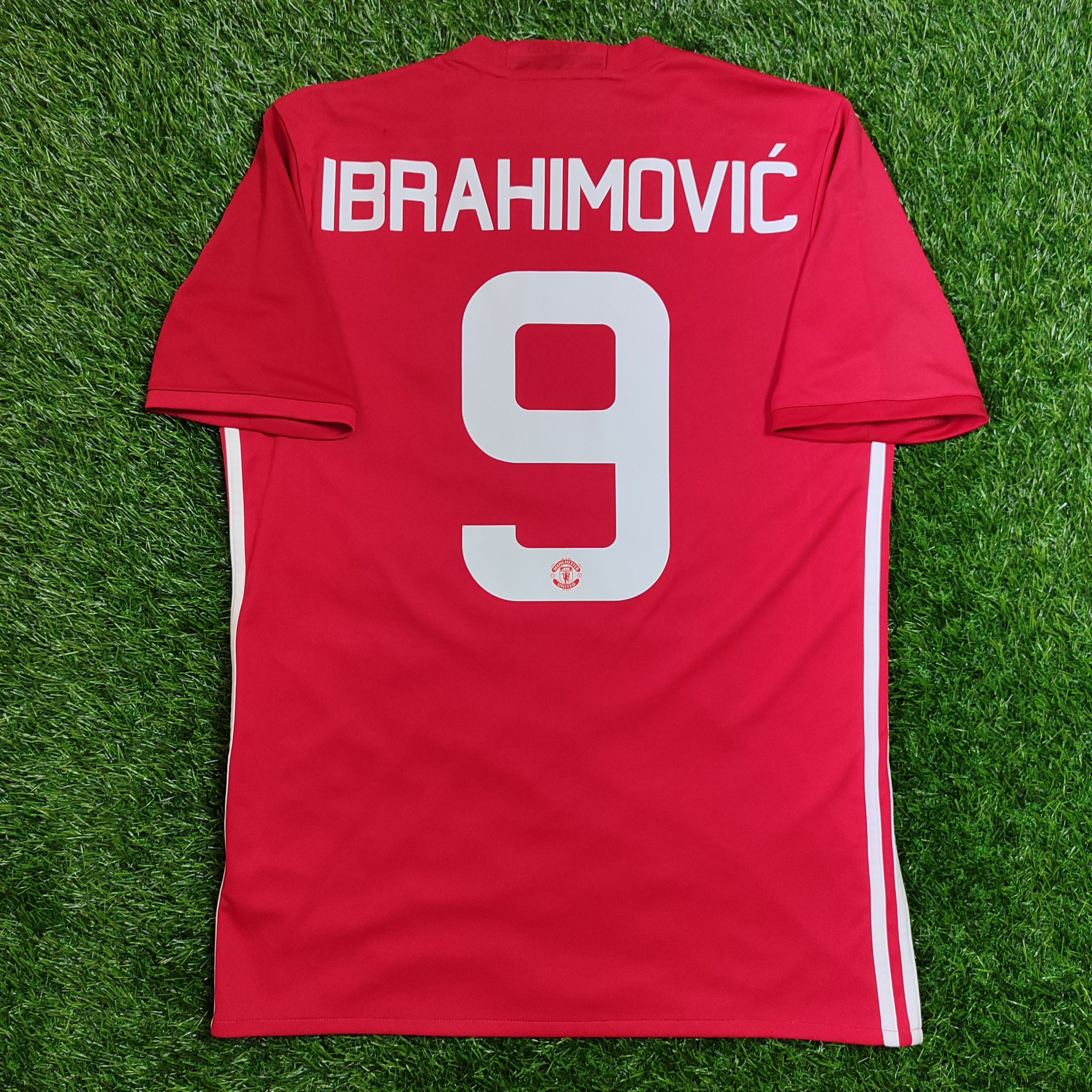 16-17Manchester United IBRAHIMOVIĆ 9番　 M 2016-17 Manchester United Home Shirt Ibrahimovic #9 - 4/10